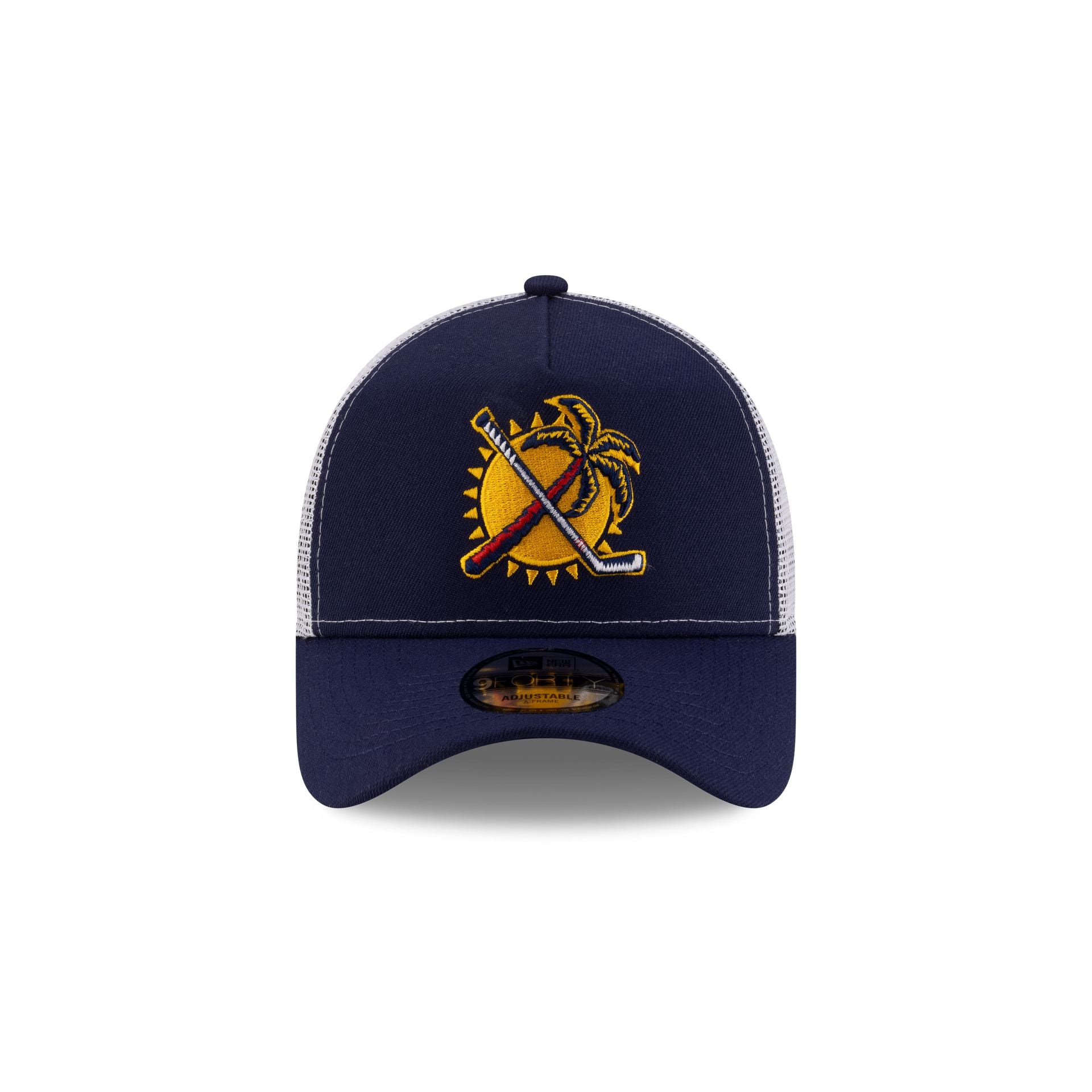 Alternative view of Florida Panthers 25 Years 9Forty A-Frame Trucker Hat
