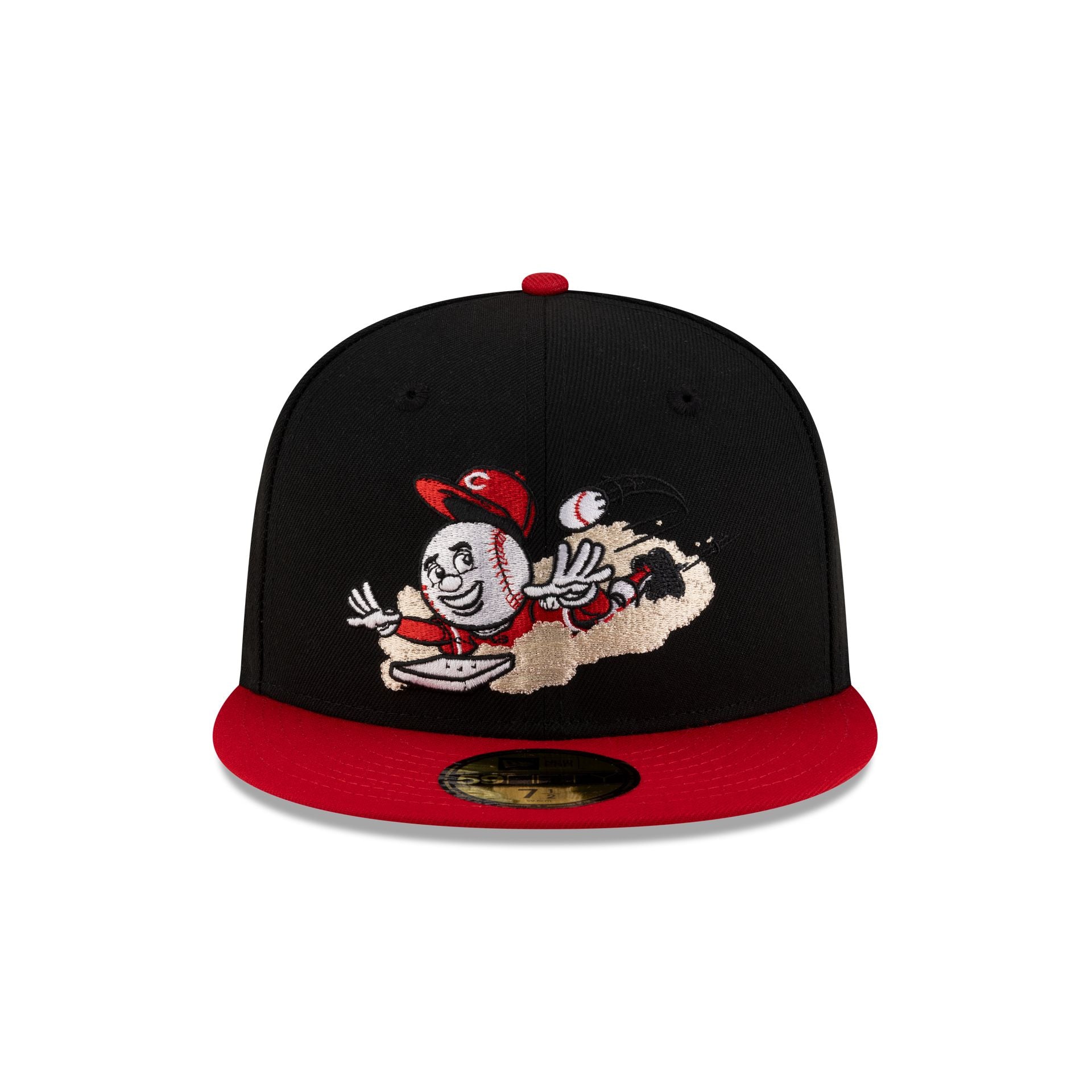 Alternative view of Cincinnati Reds Mascot Black 59Fifty Fitted Hat