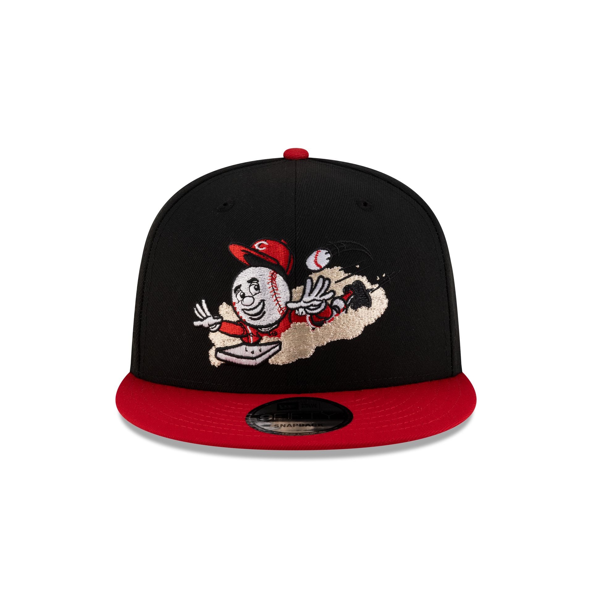 Alternative view of Cincinnati Reds Mascot Black 9Fifty Snapback Hat