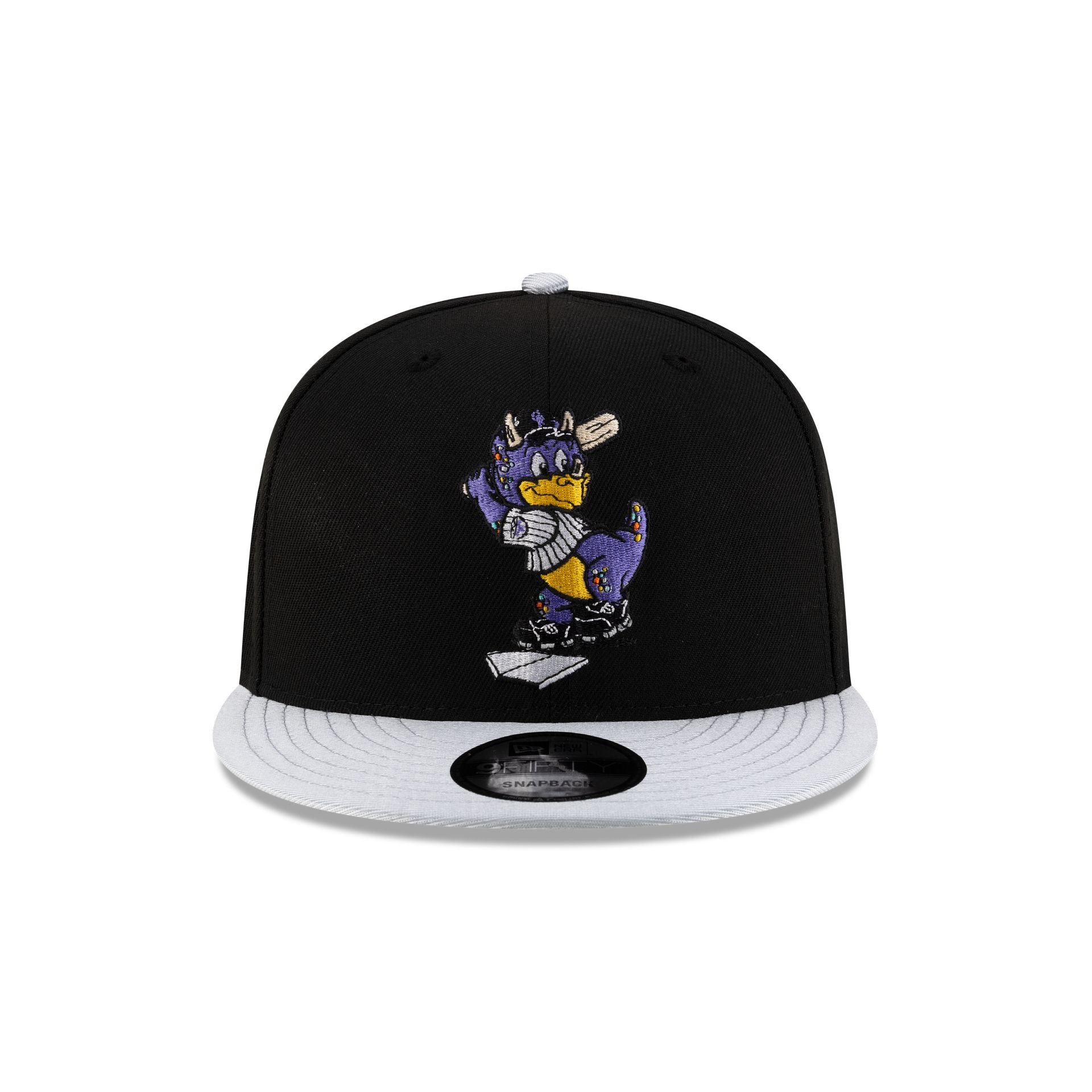 Colorado Rockies Mascot Black 9Fifty Snapback Hat - Image 2