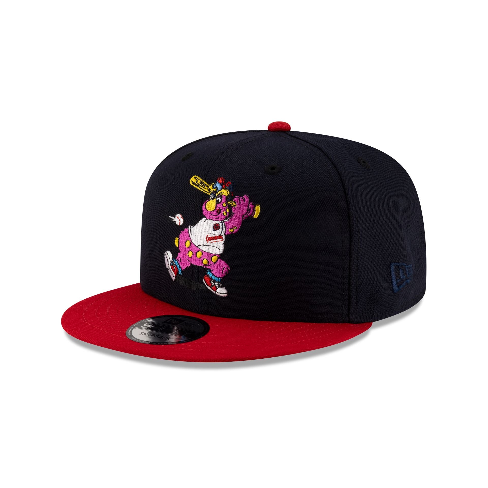 Cleveland Guardians Mascot Navy 9Fifty Snapback Hat - Image 3