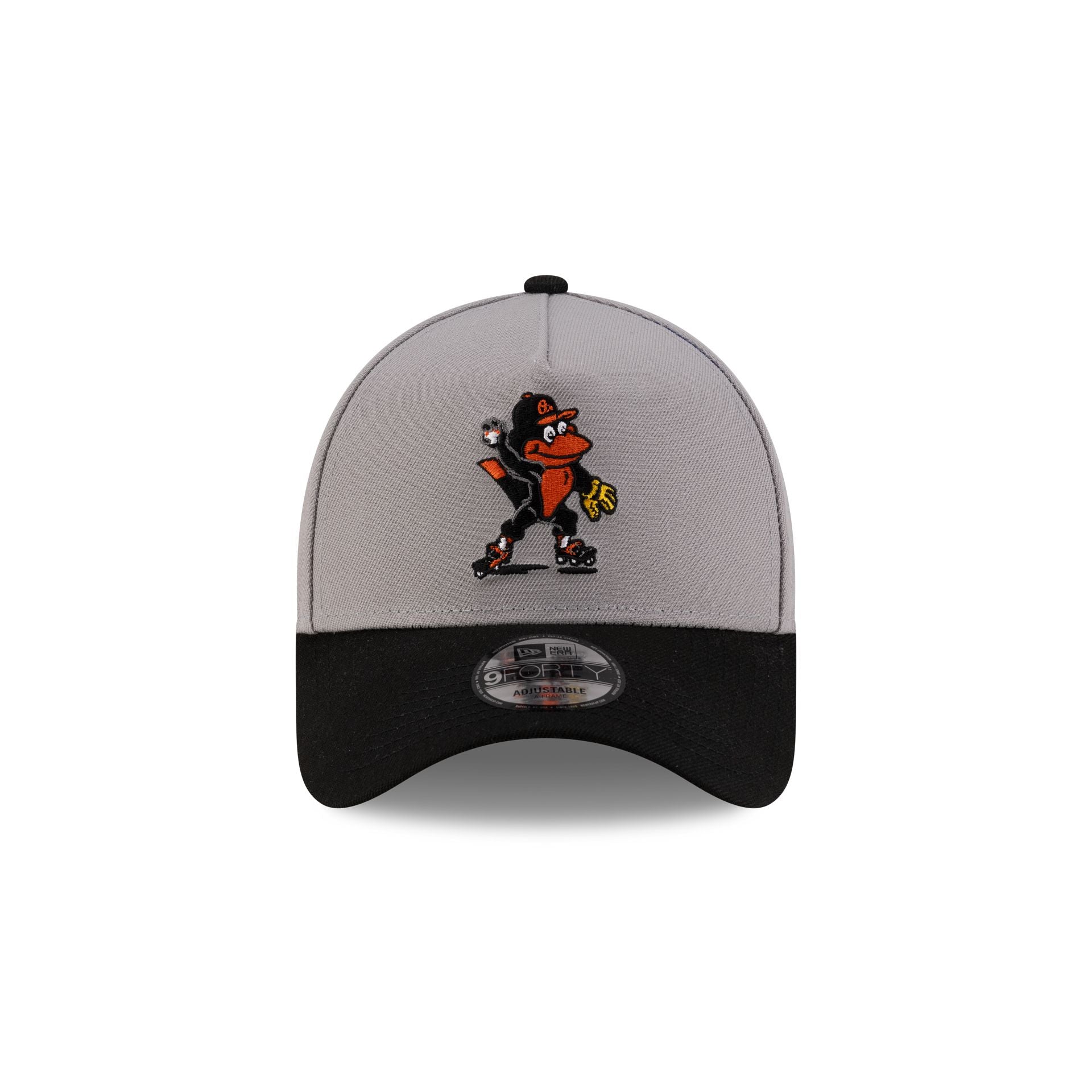 Alternative view of Baltimore Orioles Mascot Gray 9Forty A-Frame Snapback Hat