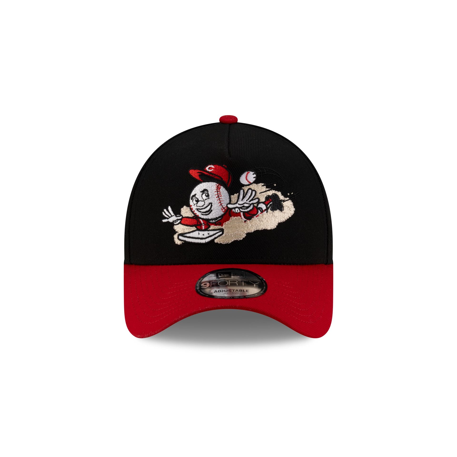 Alternative view of Cincinnati Reds Mascot Black 9Forty A-Frame Snapback Hat