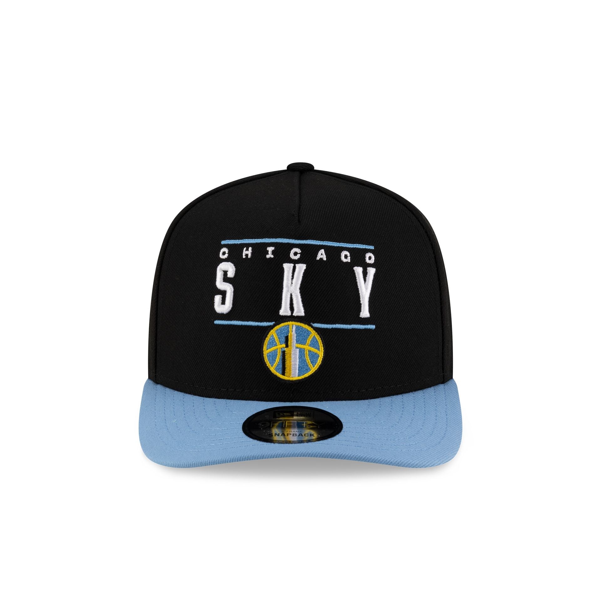 Alternative view of Chicago Sky 2025 Draft 9Fifty A-Frame Snapback Hat