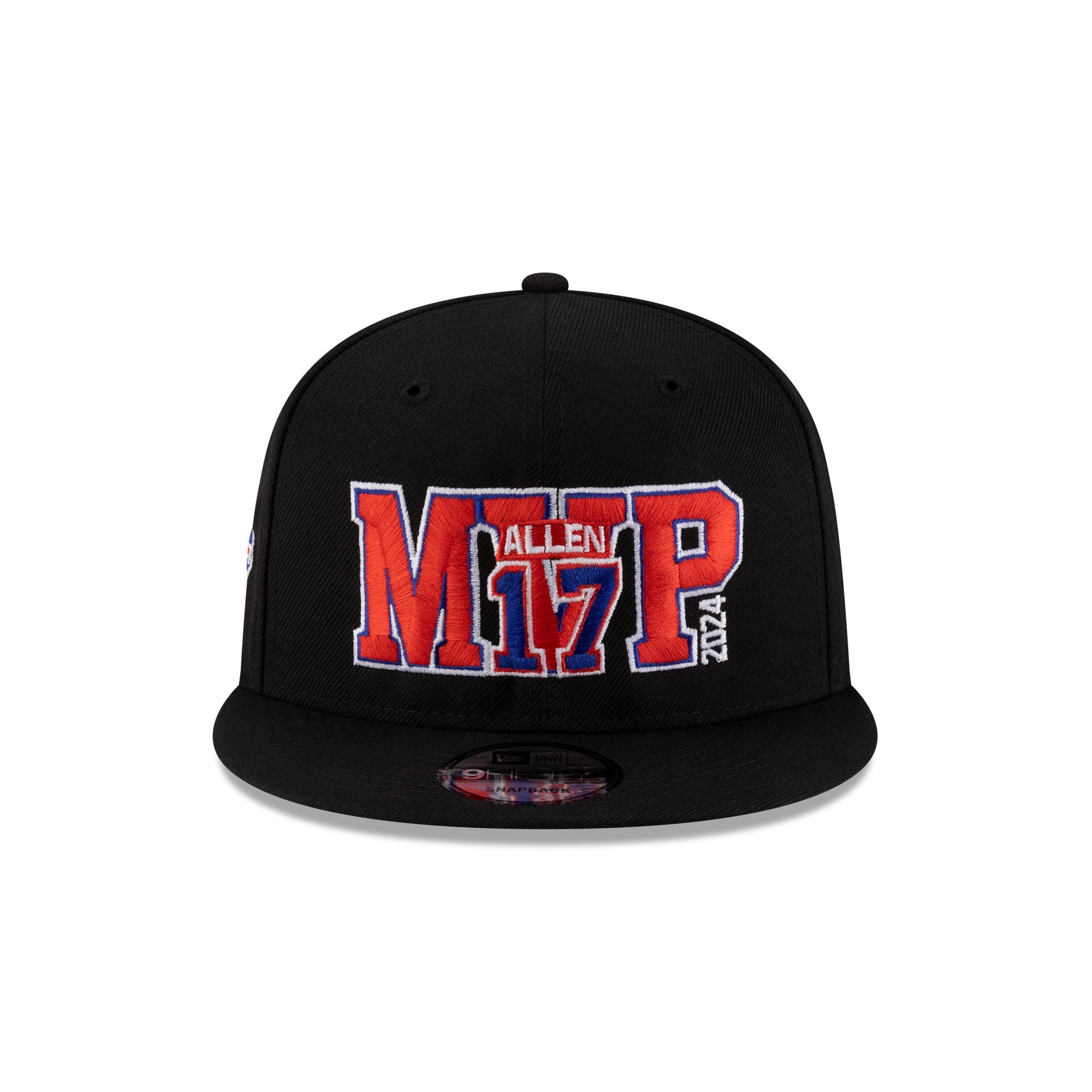 Alternative view of Buffalo Bills Josh Allen Mvp Black 9Fifty Snapback Hat