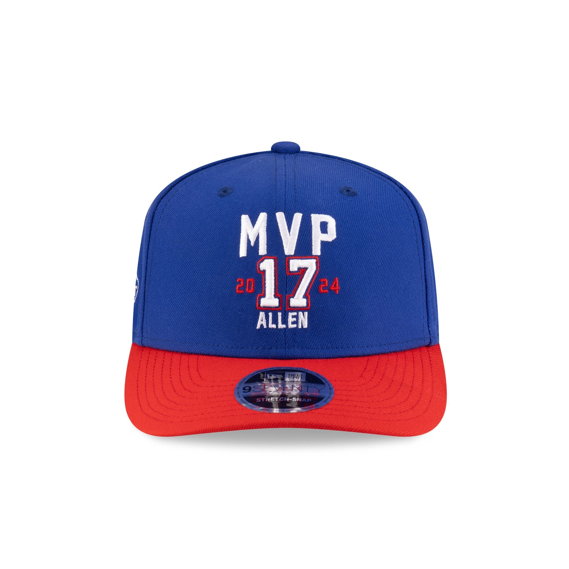 Alternative view of Buffalo Bills Josh Allen Mvp 9Seventy Stretch-Snap Hat