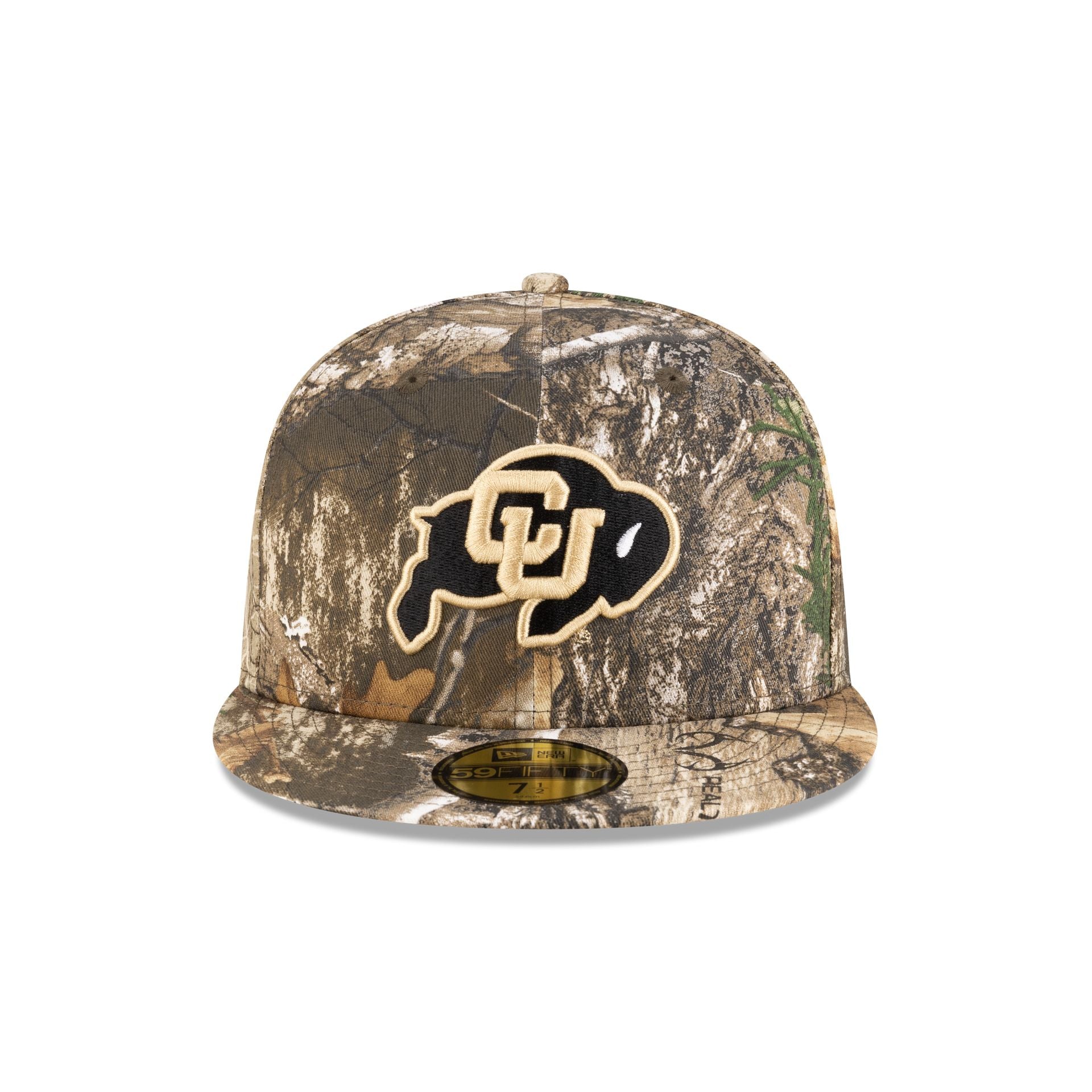 Alternative view of Colorado Buffaloes Tan Terry Realtree 59Fifty Fitted Hat