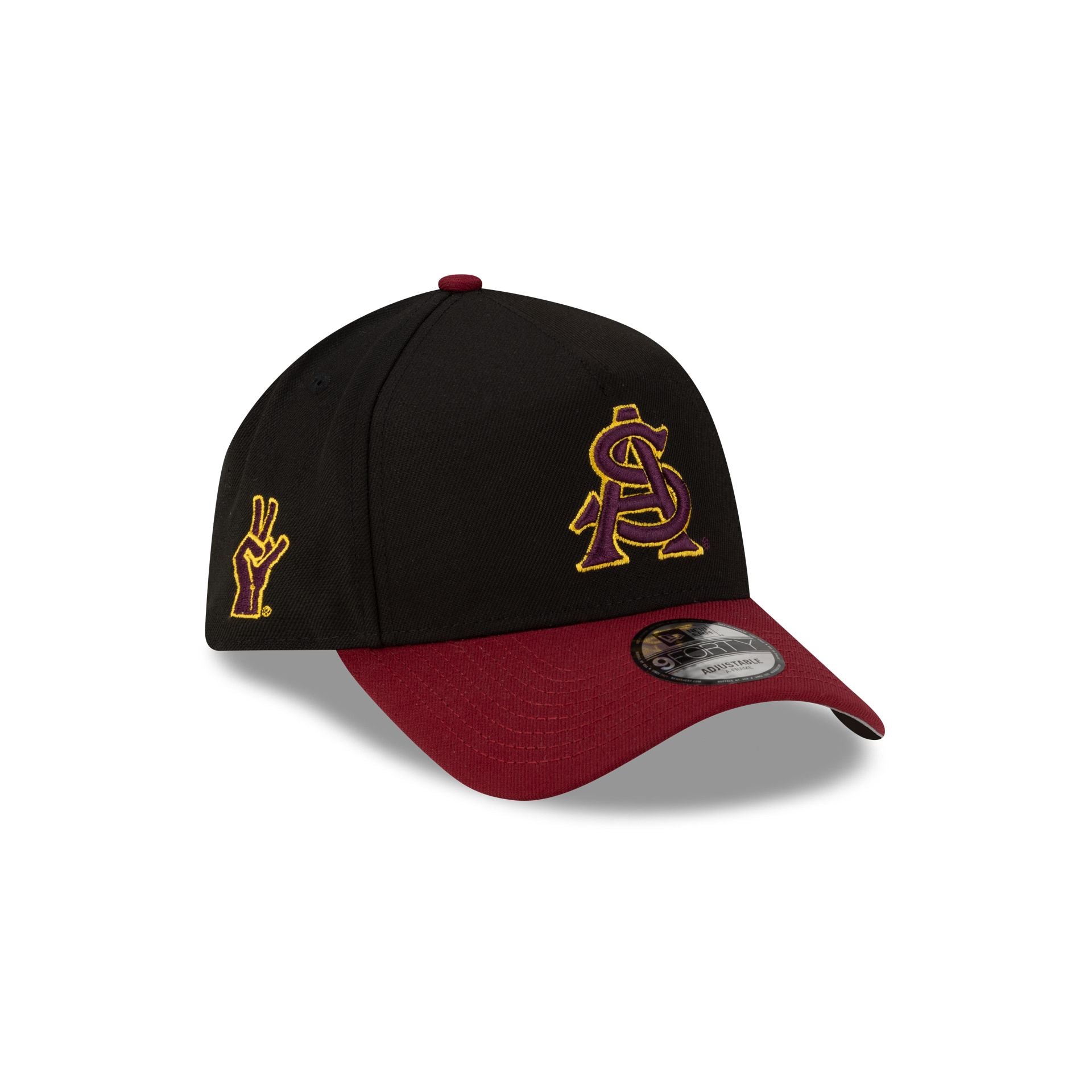 Arizona State Sun Devils Hand Signs Sidepatch 9Forty A-Frame Snapback Hat