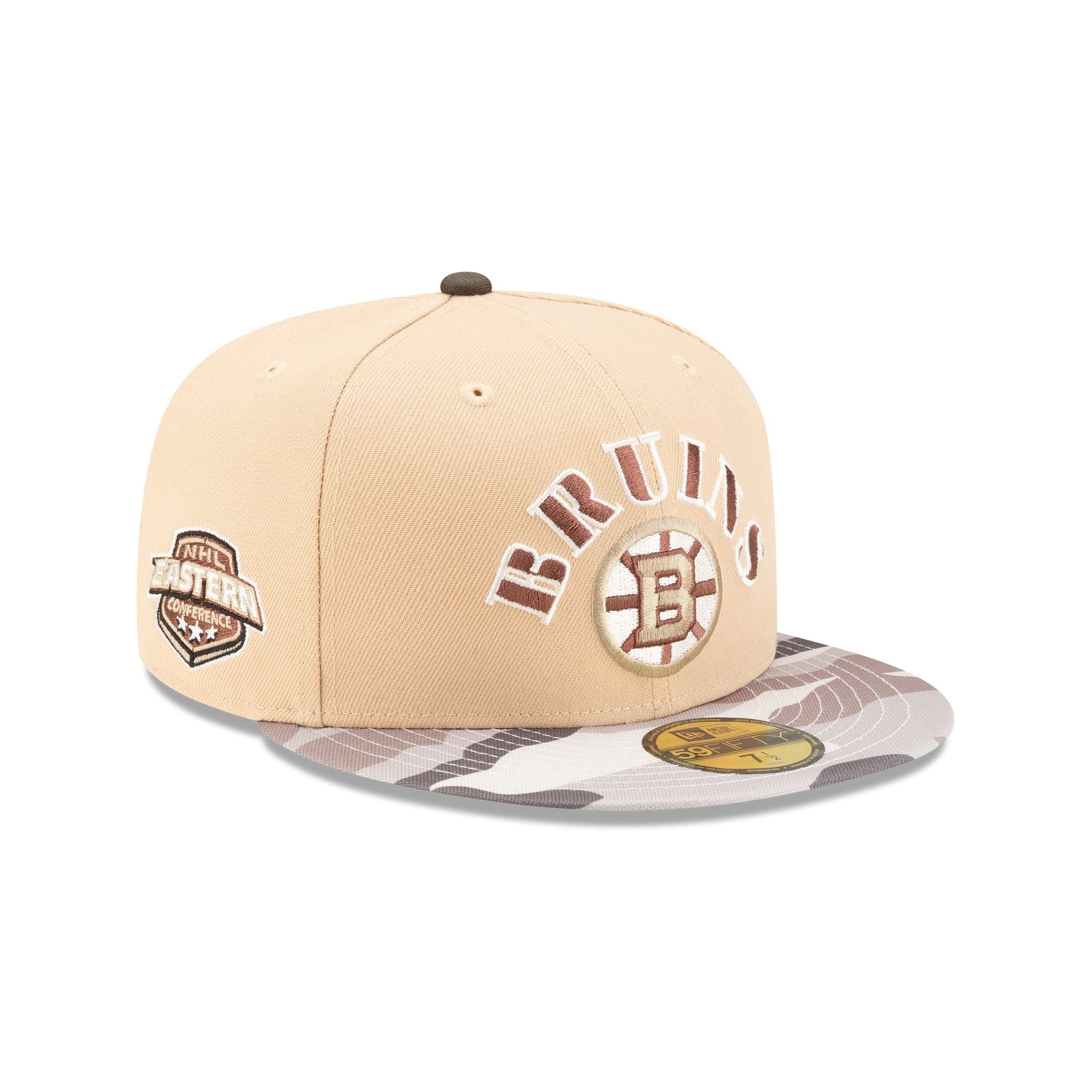 Boston Bruins Retro Camo 59Fifty Fitted Hat