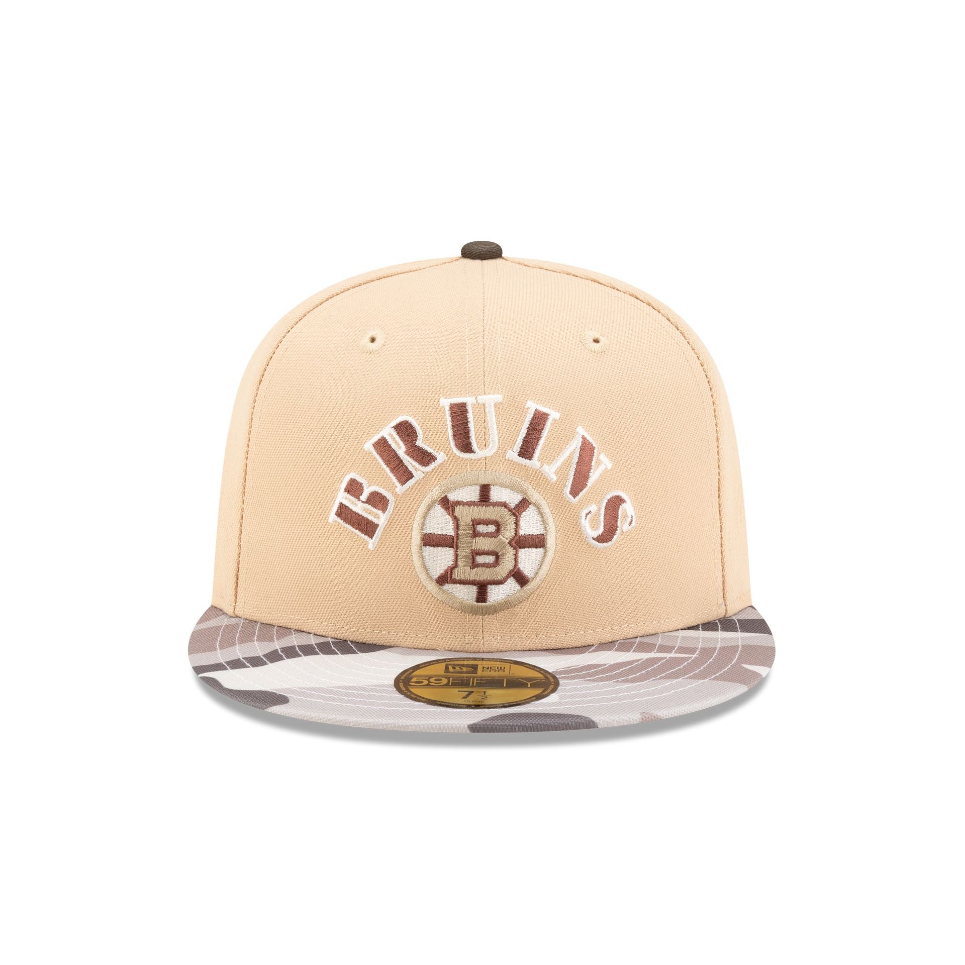 Alternative view of Boston Bruins Retro Camo 59Fifty Fitted Hat