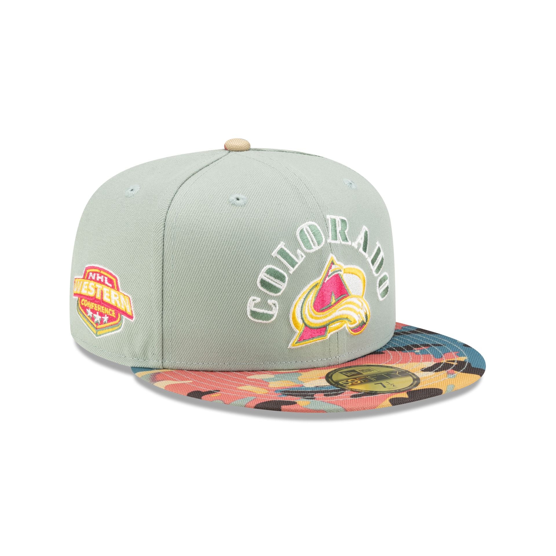Colorado Avalanche Retro Everest Camo 59Fifty Fitted Hat