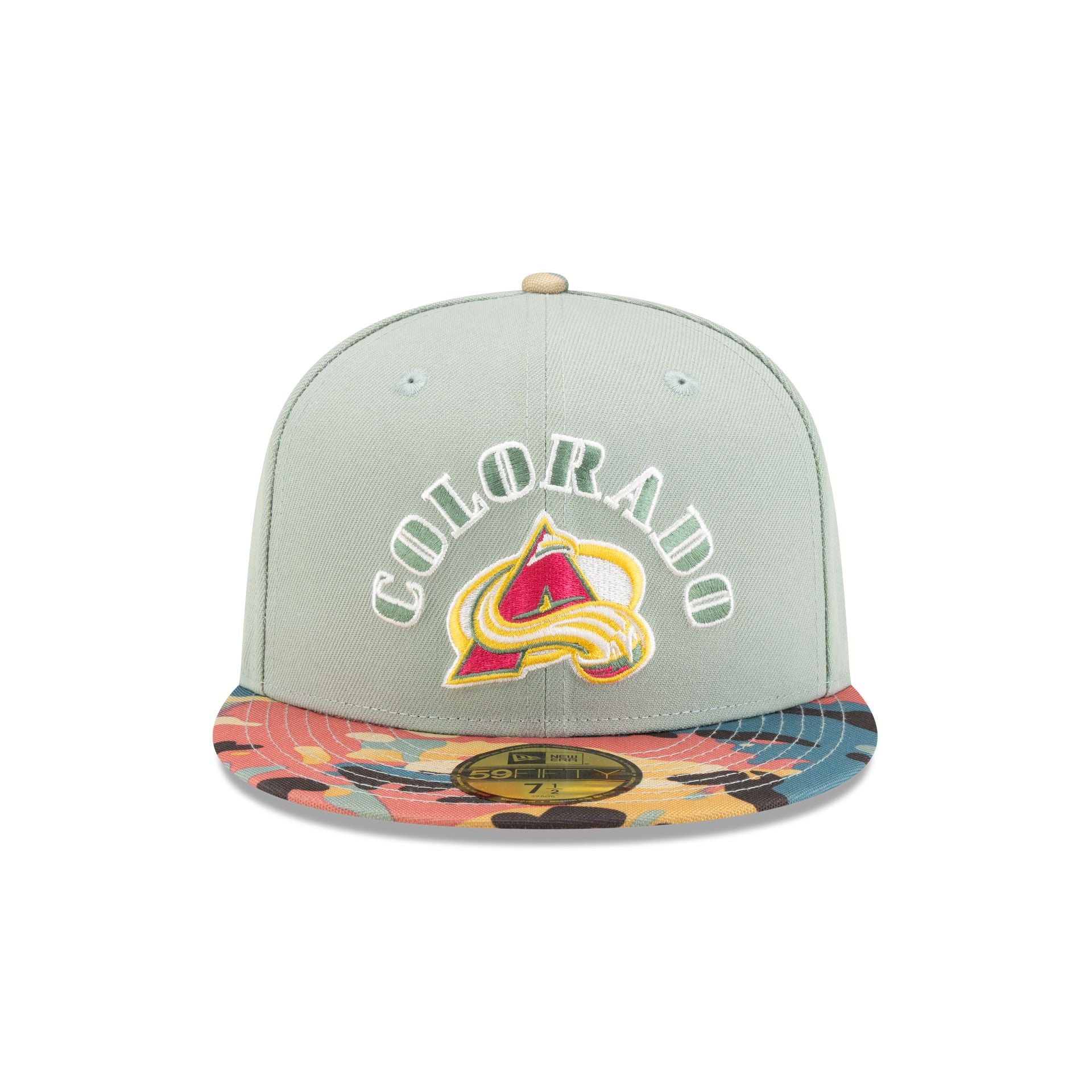 Alternative view of Colorado Avalanche Retro Everest Camo 59Fifty Fitted Hat