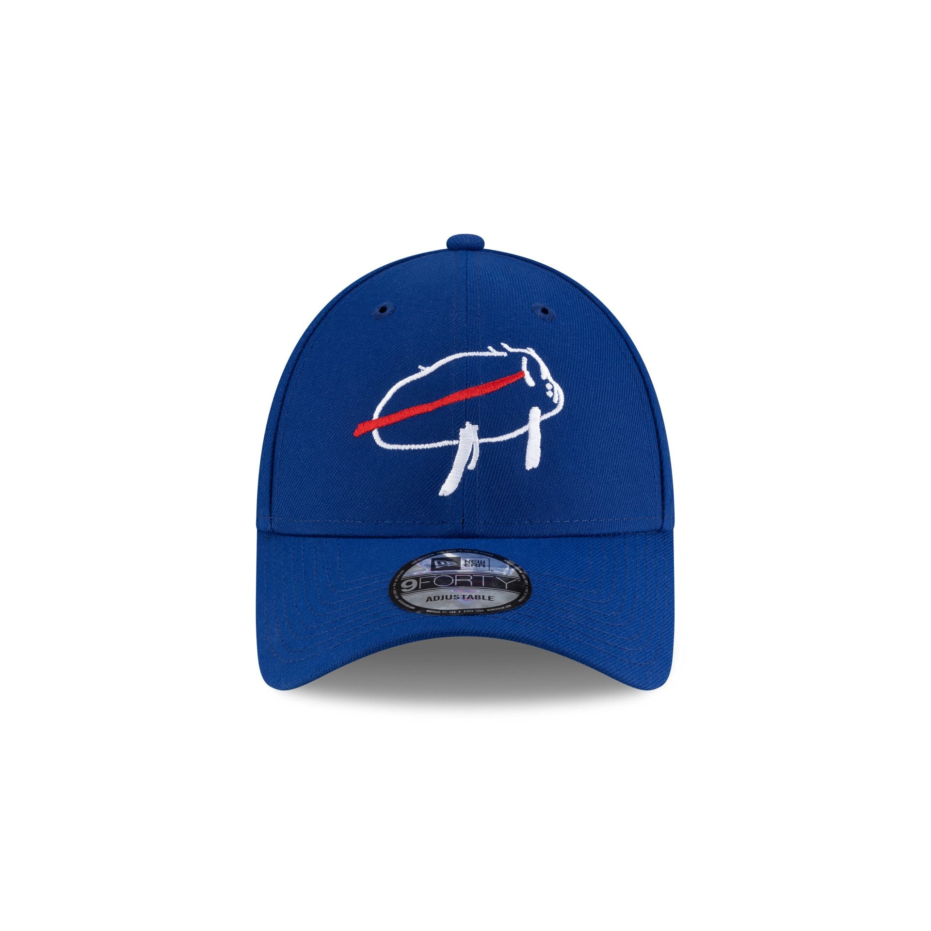 Alternative view of Buffalo Bills Billustration Blue 9Forty Adjustable Hat