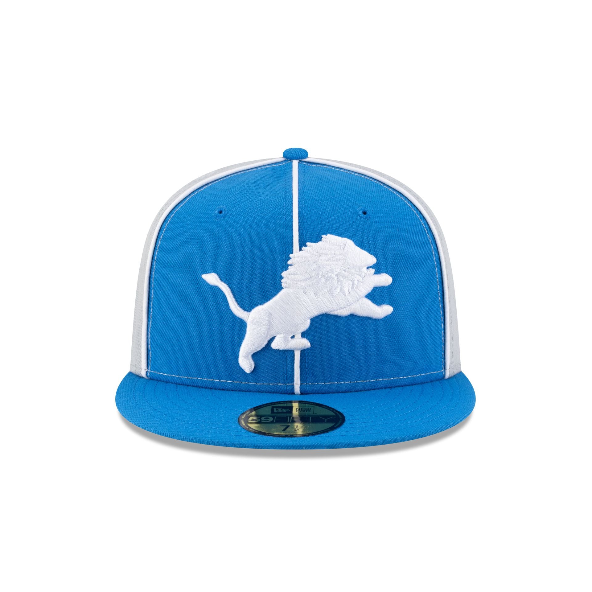 Alternative view of Detroit Lions Two-Tone Pinwheel 59Fifty Fitted Hat