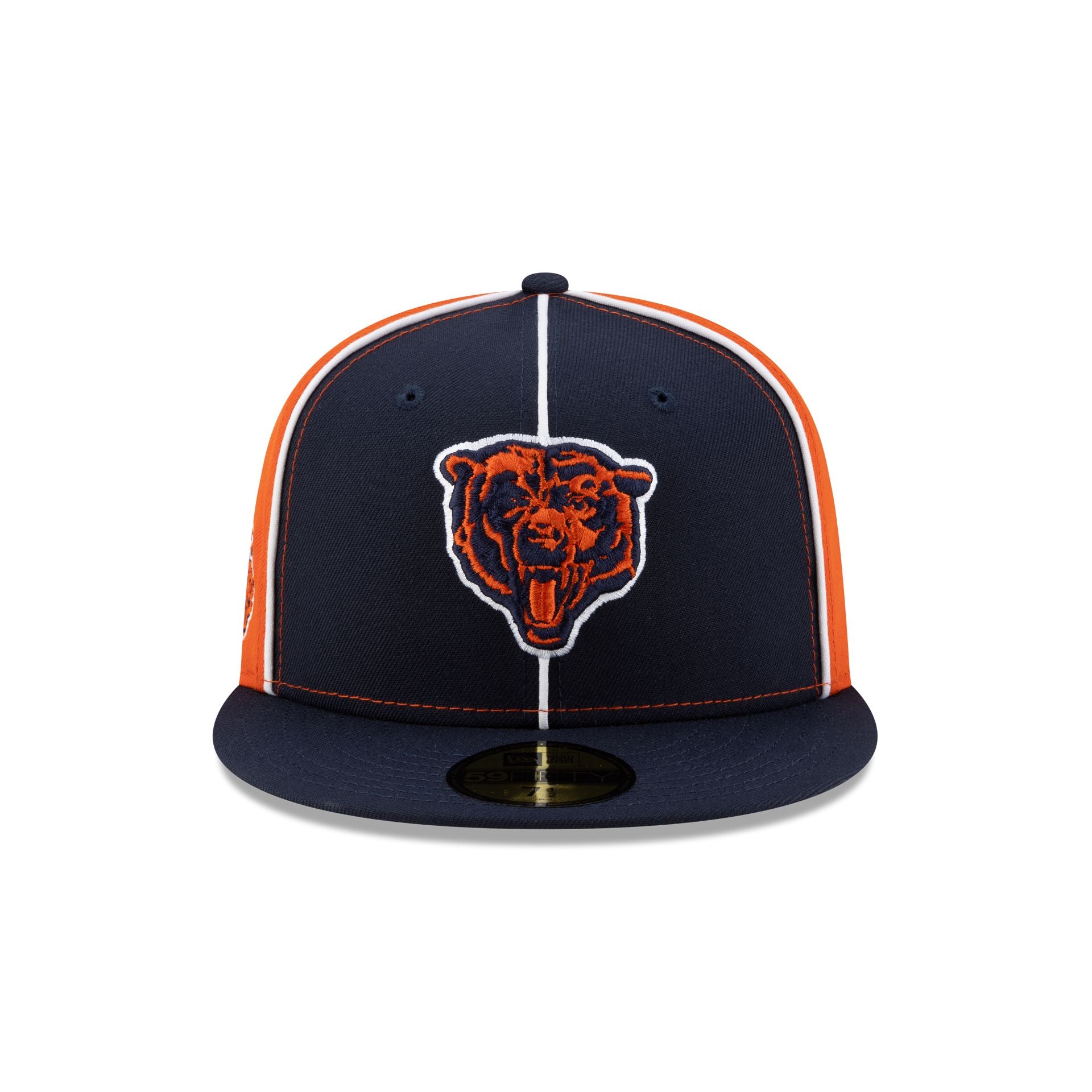 Alternative view of Chicago Bears Two-Tone Pinwheel 59Fifty Fitted Hat