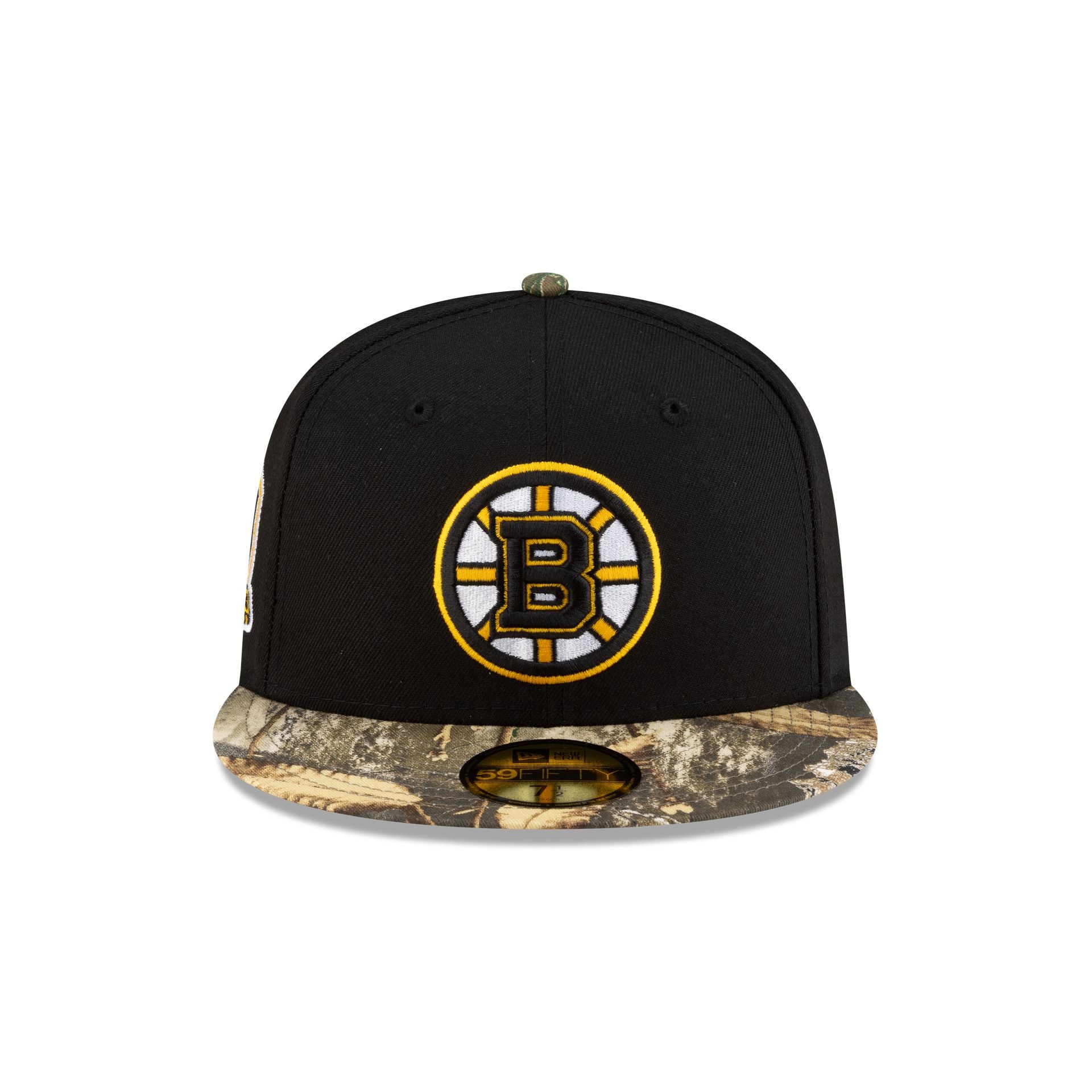 Alternative view of Boston Bruins Realtree Visor 59Fifty Fitted Hat