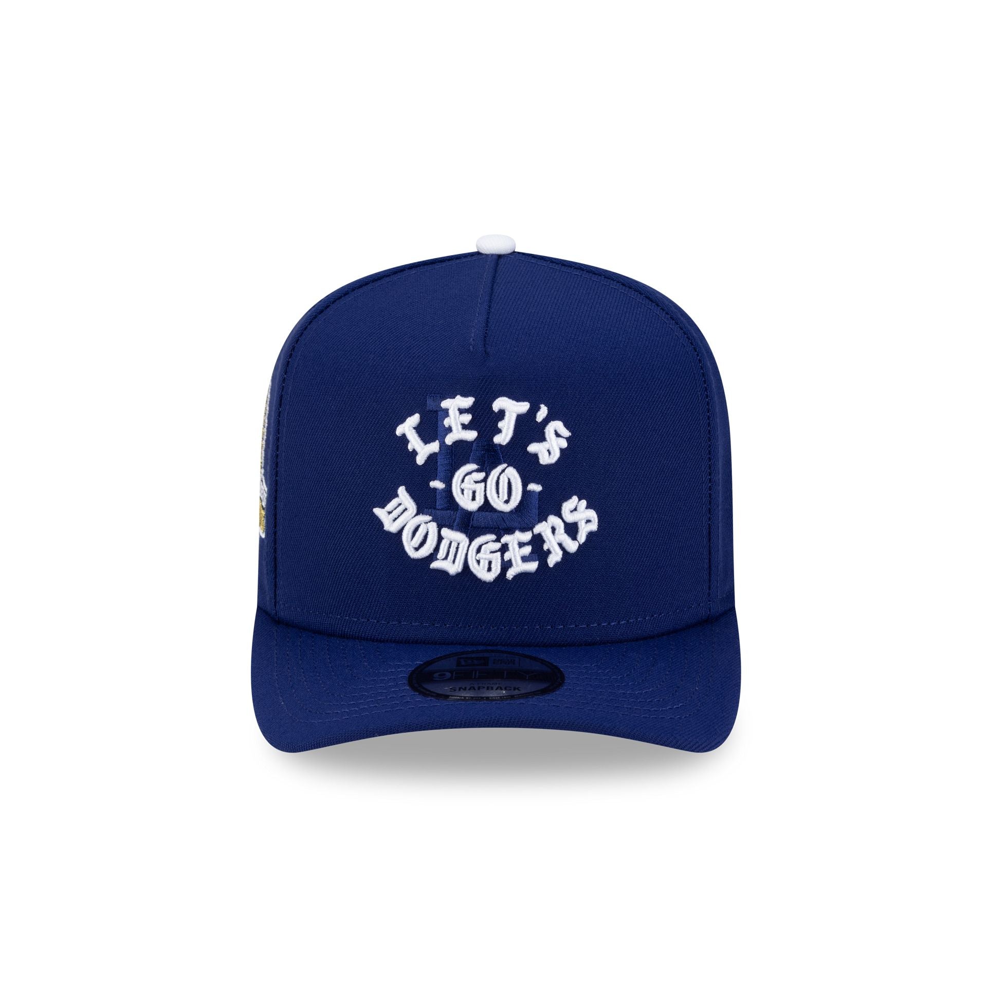 Alternative view of Born X Raised X Los Angeles Dodgers Let's Go World Series 9Fifty A-Frame Snapback Hat