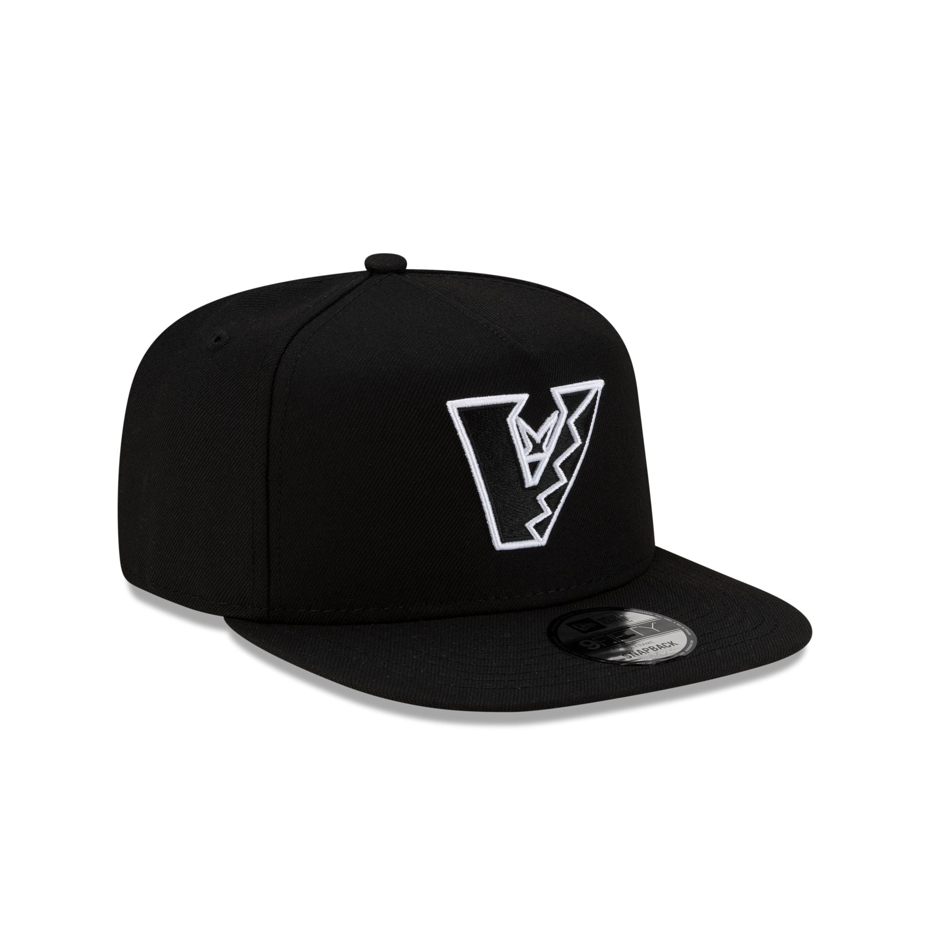 Alternative view of Arizona Diamondbacks Upside Down Logo Black 9Fifty A-Frame Snapback Hat