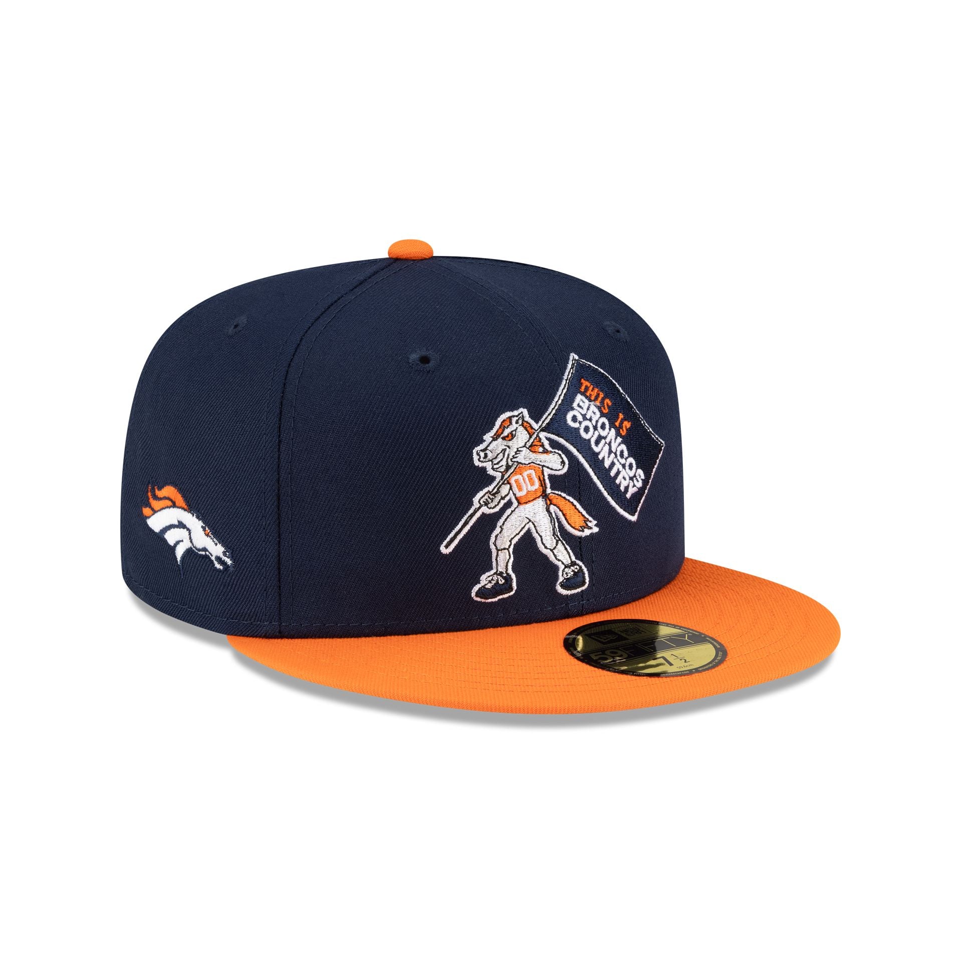 Denver Broncos Mascot 59Fifty Fitted Hat