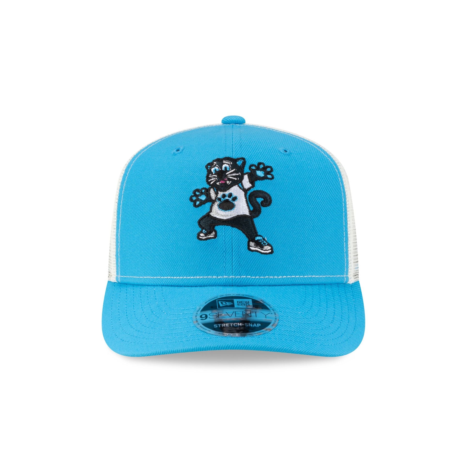 Alternative view of Carolina Panthers Mascot 9Seventy Trucker Hat
