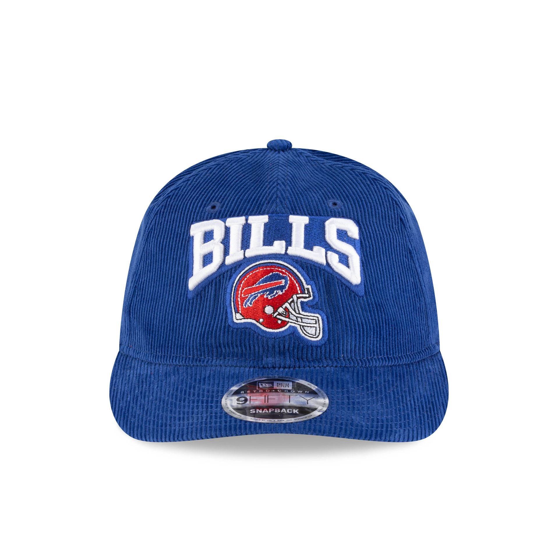 Alternative view of Buffalo Bills Blue Corduroy Retro Crown 9Fifty Snapback Hat