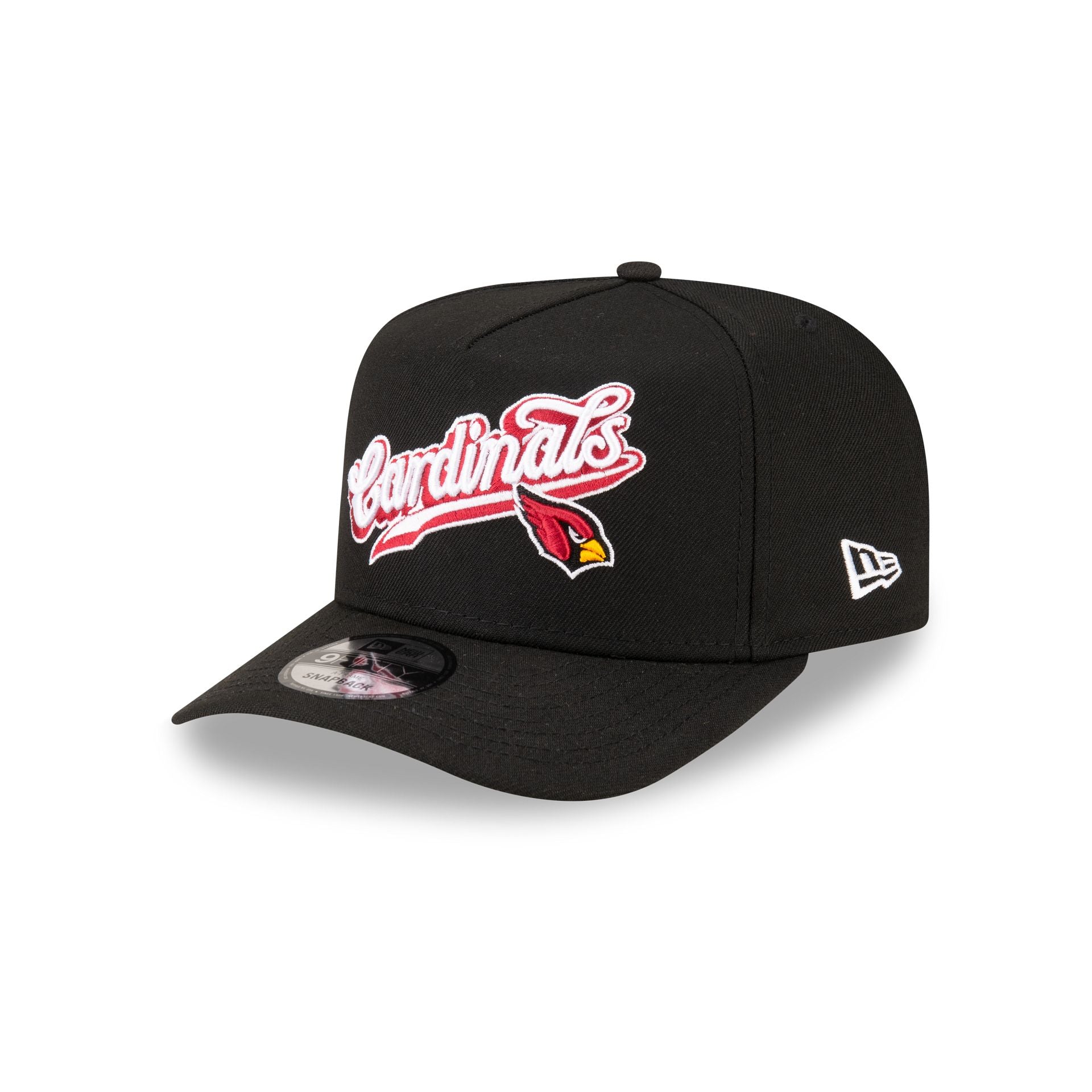 Born X Raised X Arizona Cardinals Script Black 9Fifty A-Frame Snapback Hat