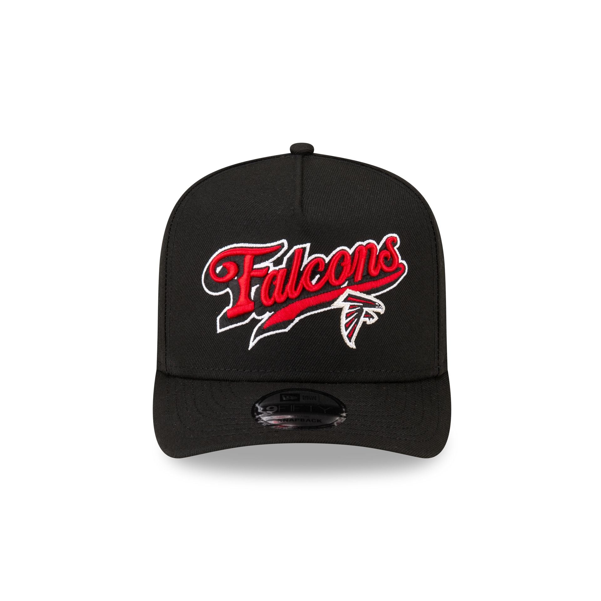 Alternative view of Born X Raised X Atlanta Falcons Script Black 9Fifty A-Frame Snapback Hat
