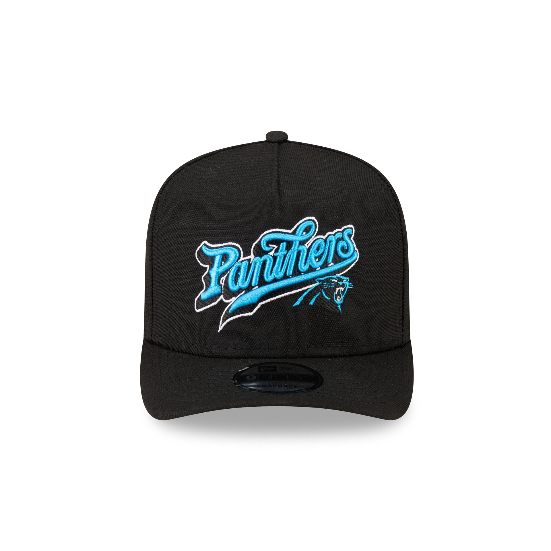 Alternative view of Born X Raised X Carolina Panthers Script Black 9Fifty A-Frame Snapback Hat