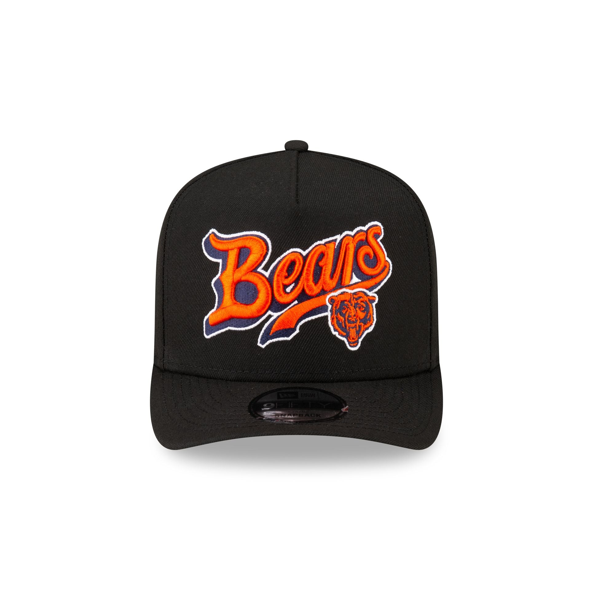 Alternative view of Born X Raised X Chicago Bears Script Black 9Fifty A-Frame Snapback Hat