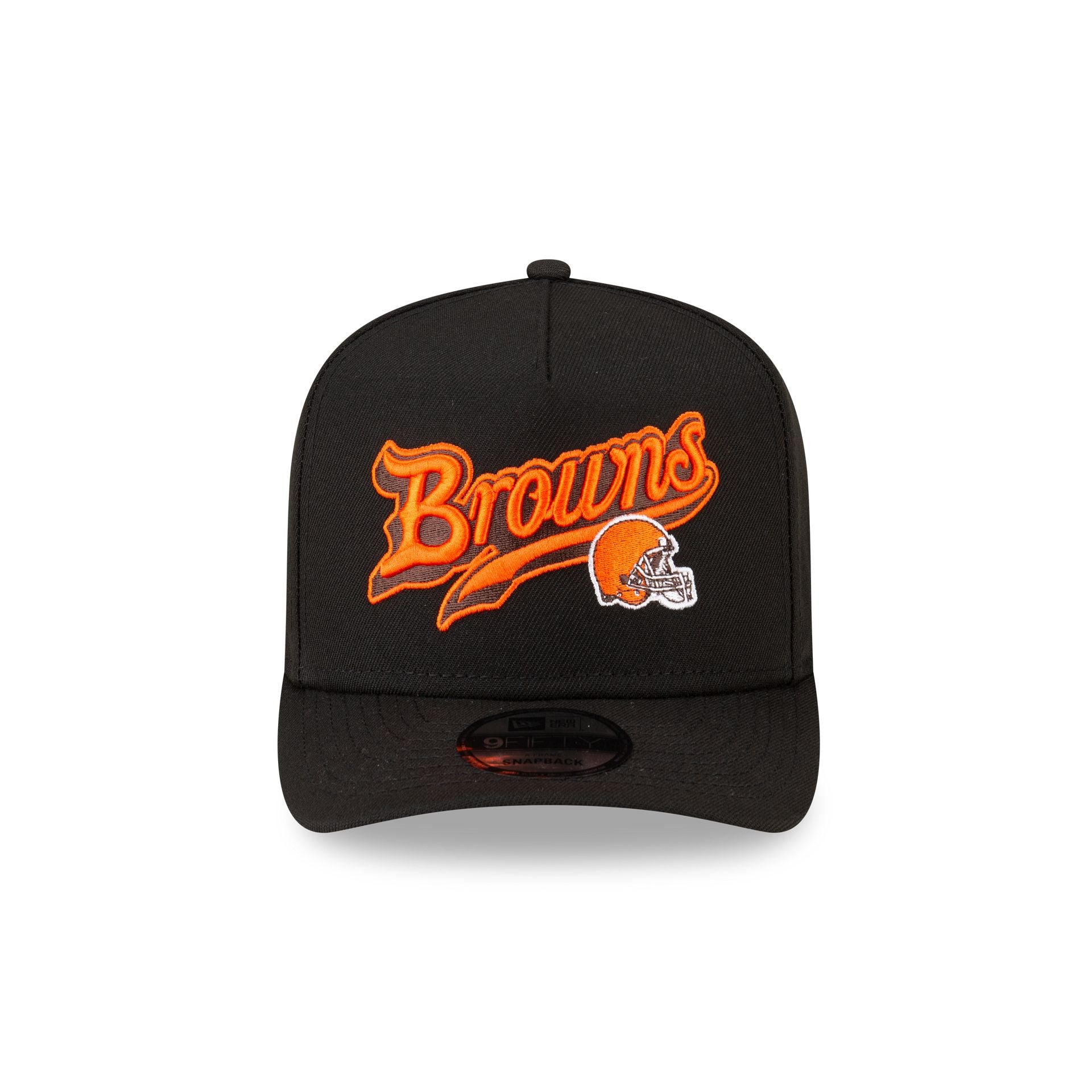 Alternative view of Born X Raised X Cleveland Browns Script Black 9Fifty A-Frame Snapback Hat