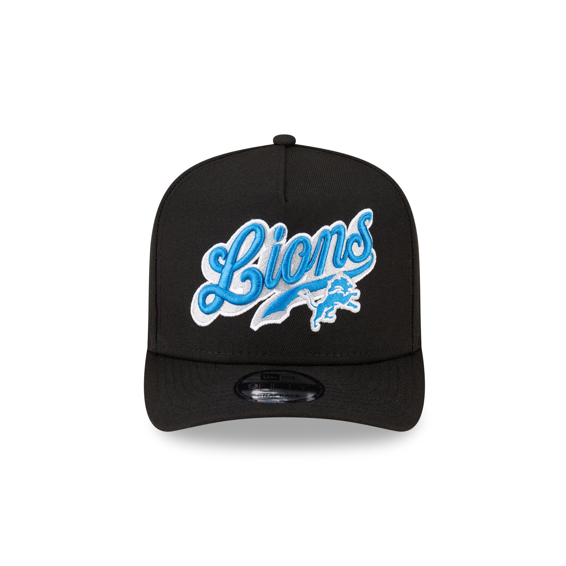 Alternative view of Born X Raised X Detroit Lions Script Black 9Fifty A-Frame Snapback Hat
