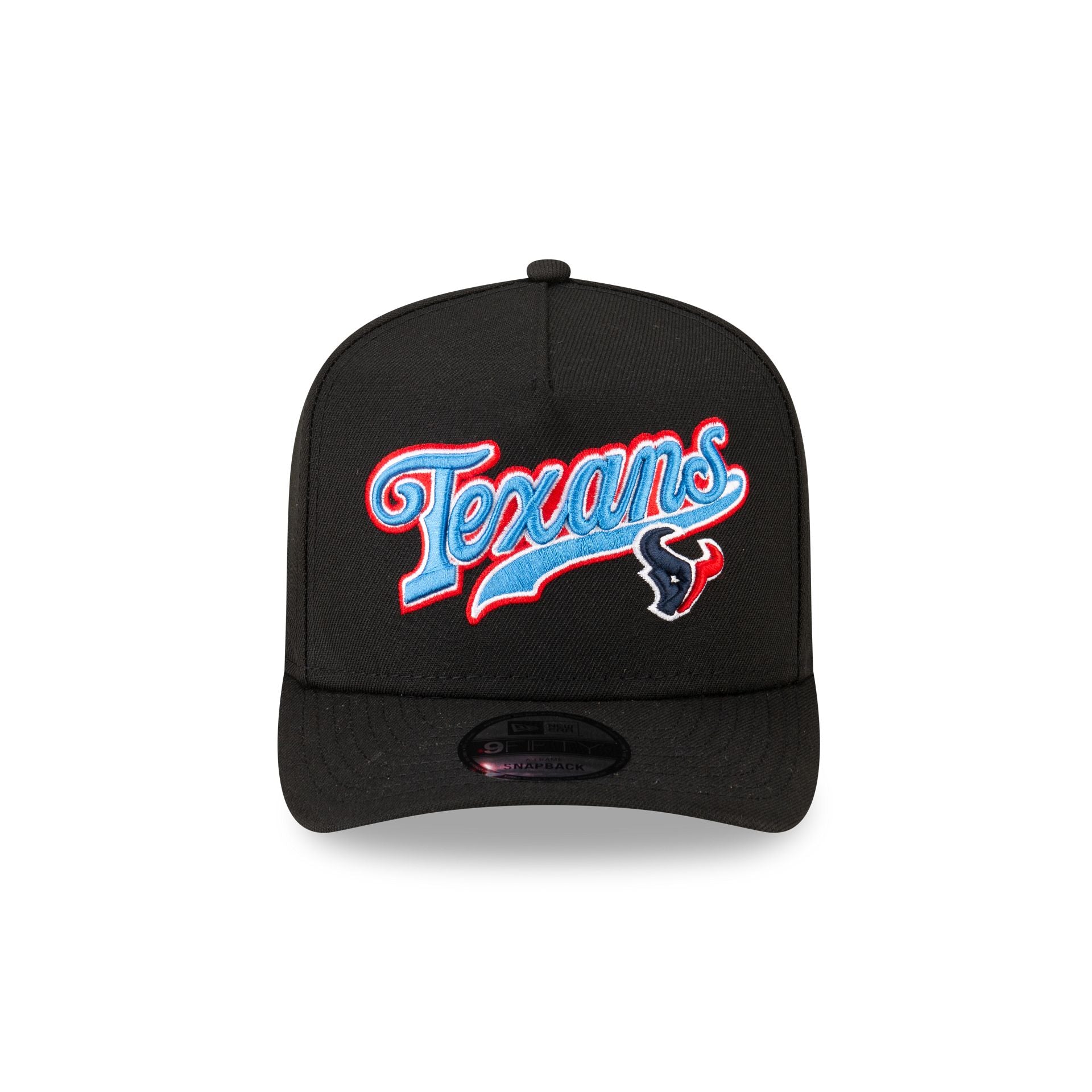 Alternative view of Born X Raised X Houston Texans Script Black 9Fifty A-Frame Snapback Hat