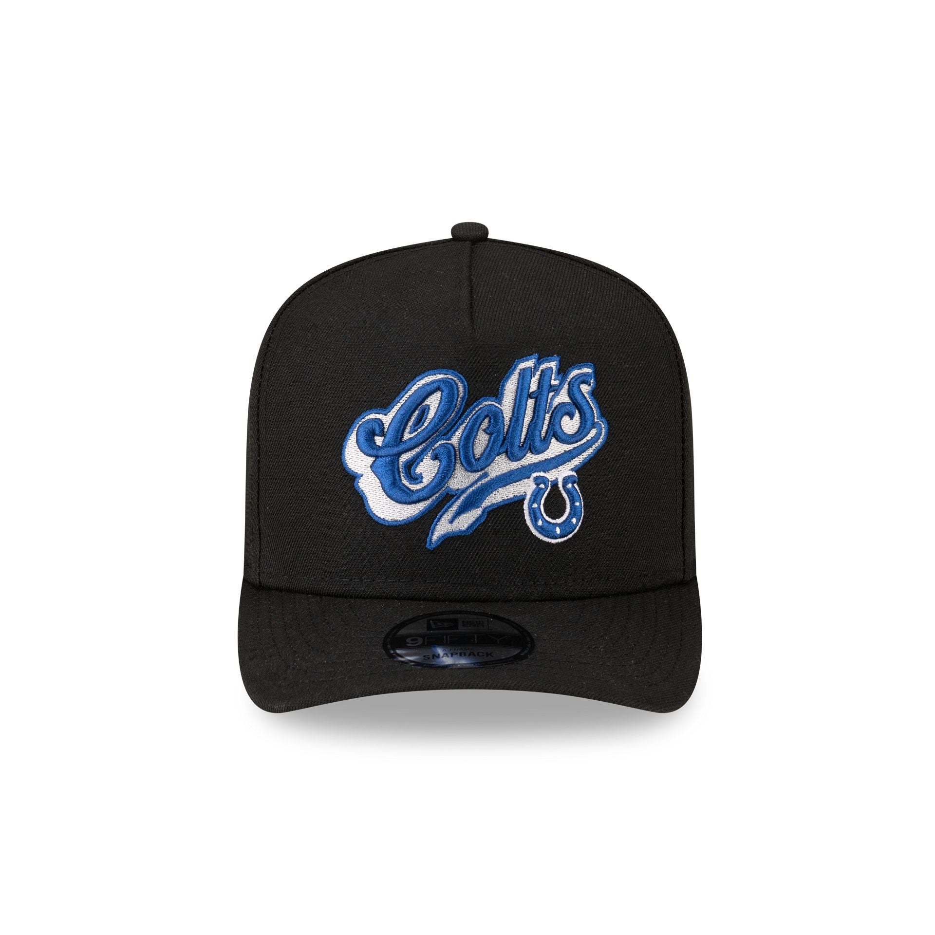 Alternative view of Born X Raised X Indianapolis Colts Script Black 9Fifty A-Frame Snapback Hat