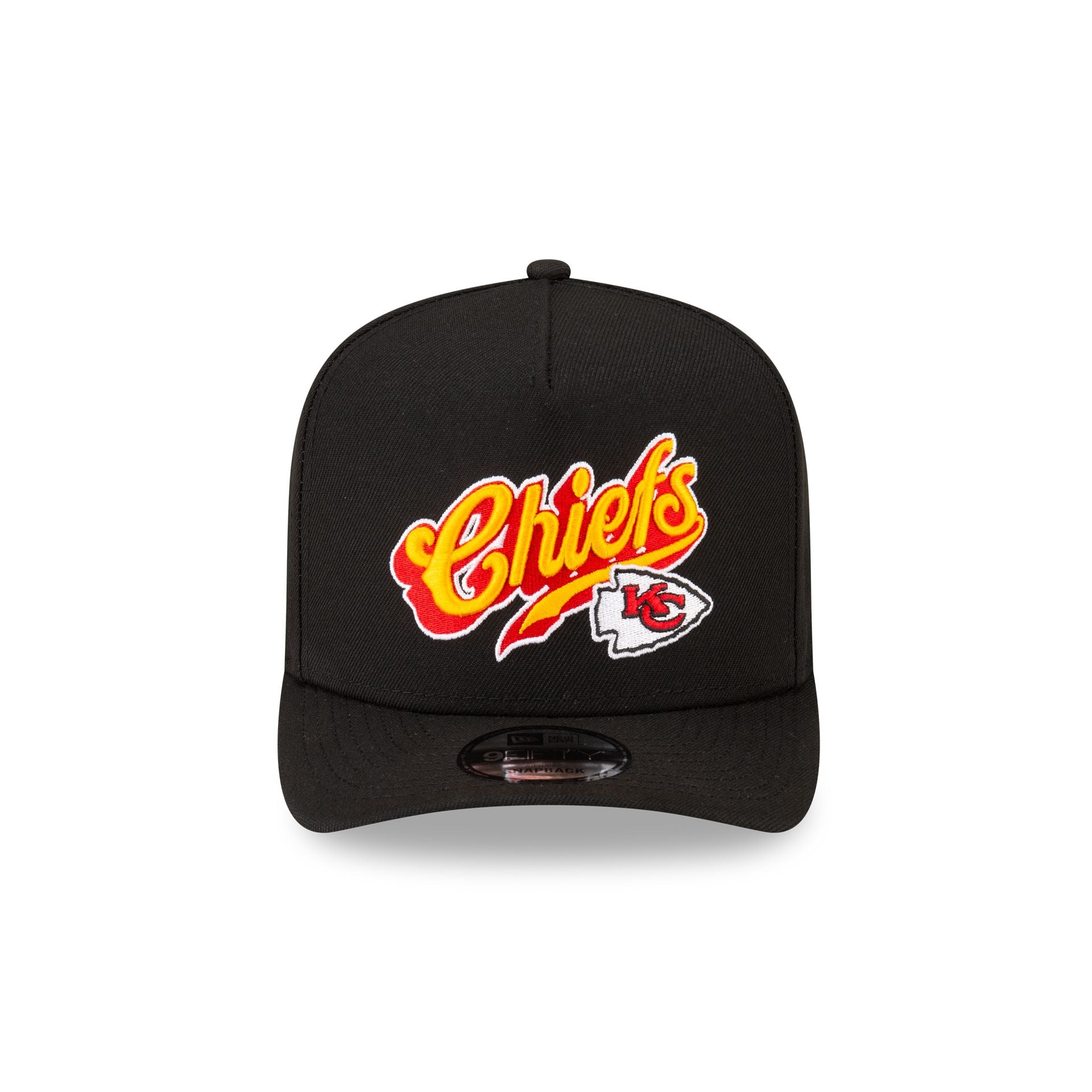Alternative view of Born X Raised X Kansas City Chiefs Script Black 9Fifty A-Frame Snapback Hat