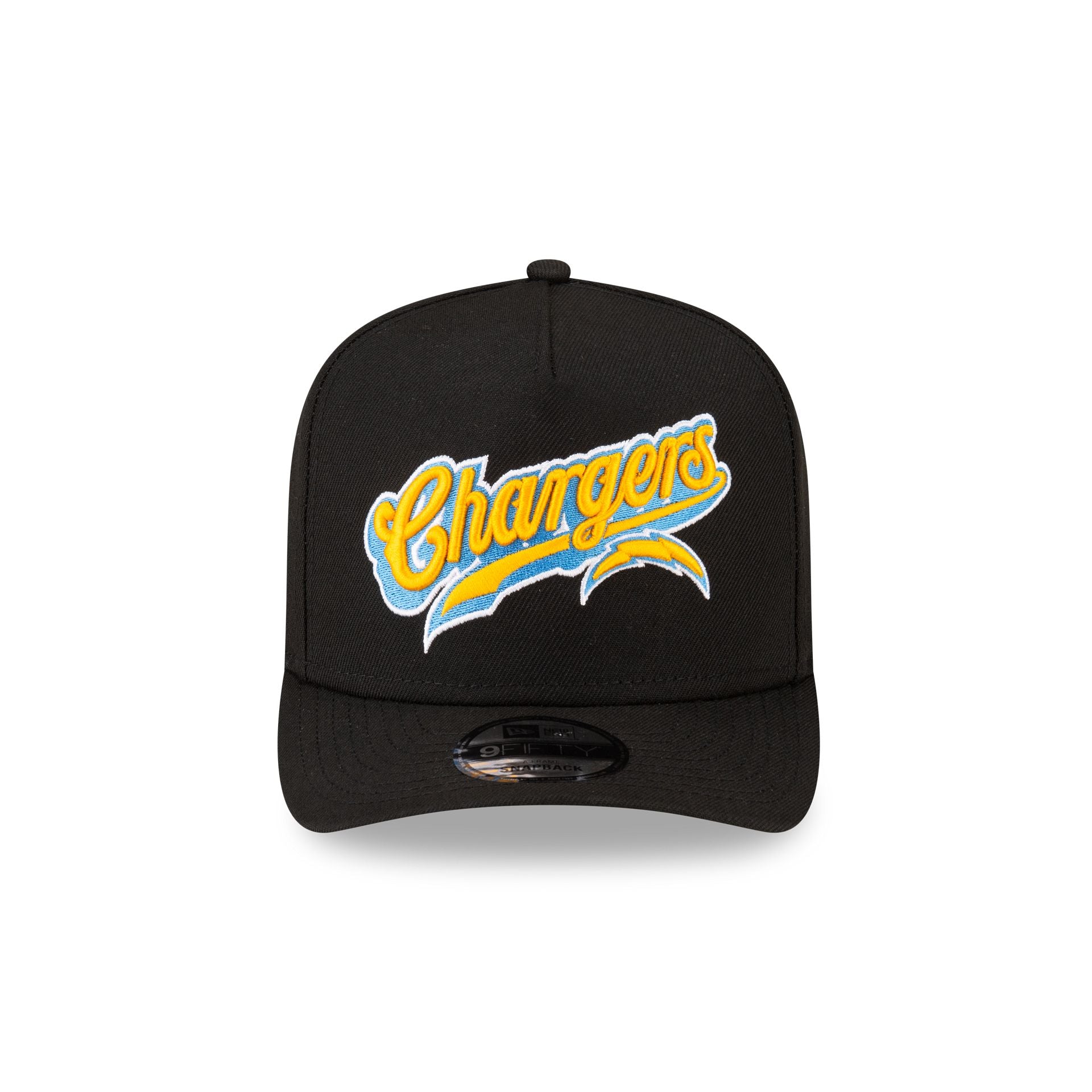 Alternative view of Born X Raised X Los Angeles Chargers Script Black 9Fifty A-Frame Snapback Hat