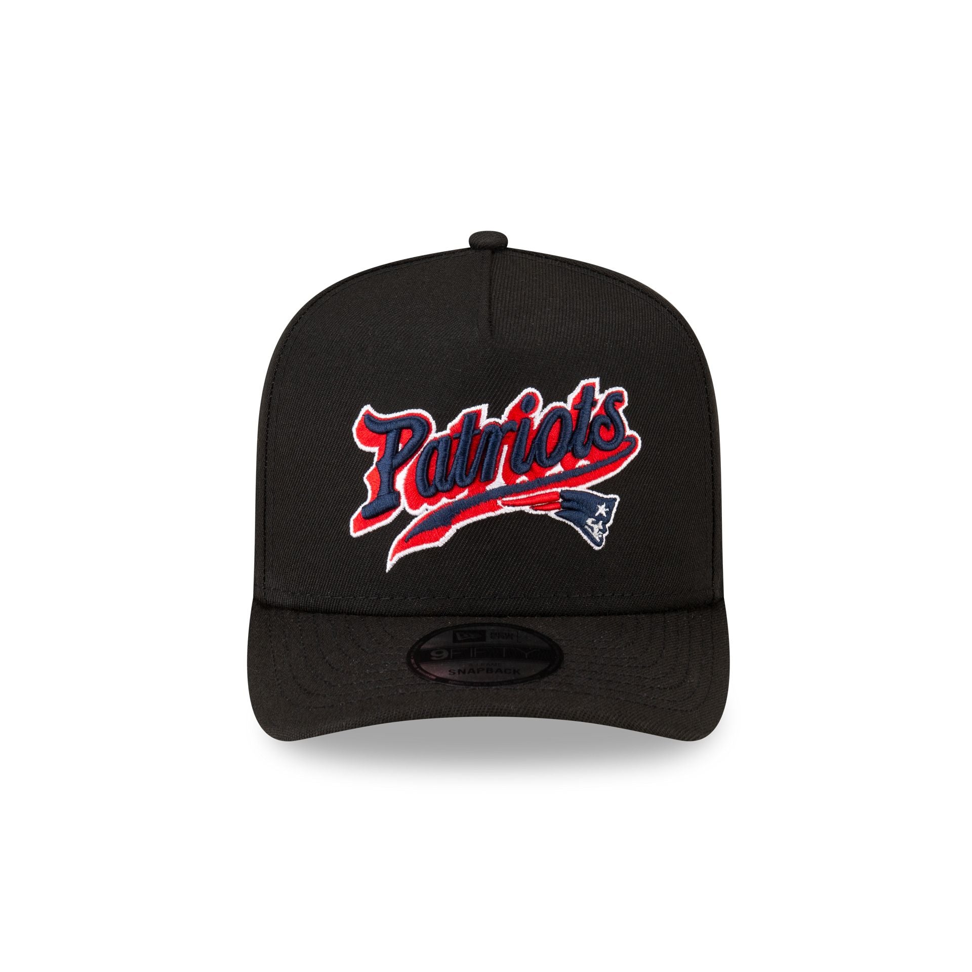 Alternative view of Born X Raised X New England Patriots Script Black 9Fifty A-Frame Snapback Hat