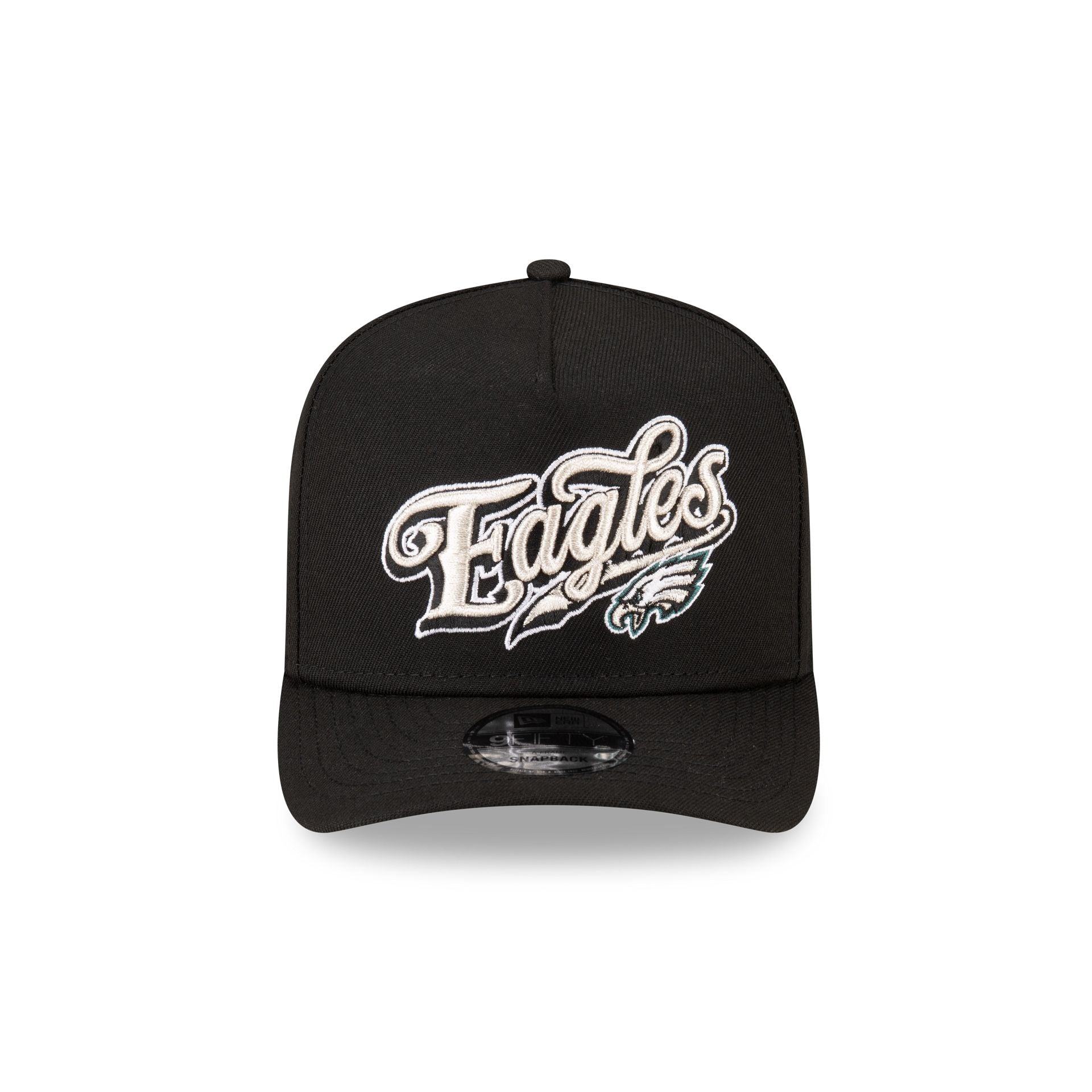 Alternative view of Born X Raised X Philadelphia Eagles Script Black 9Fifty A-Frame Snapback Hat