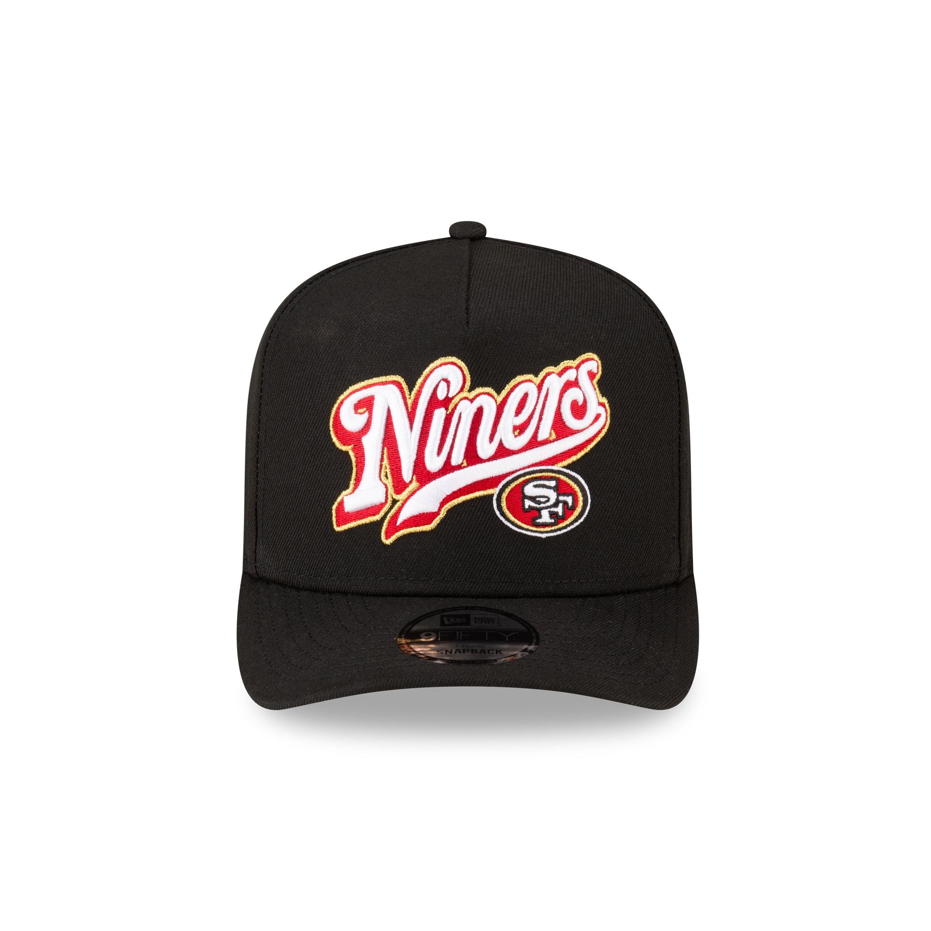 Alternative view of Born X Raised X San Francisco 49Ers Script Black 9Fifty A-Frame Snapback Hat