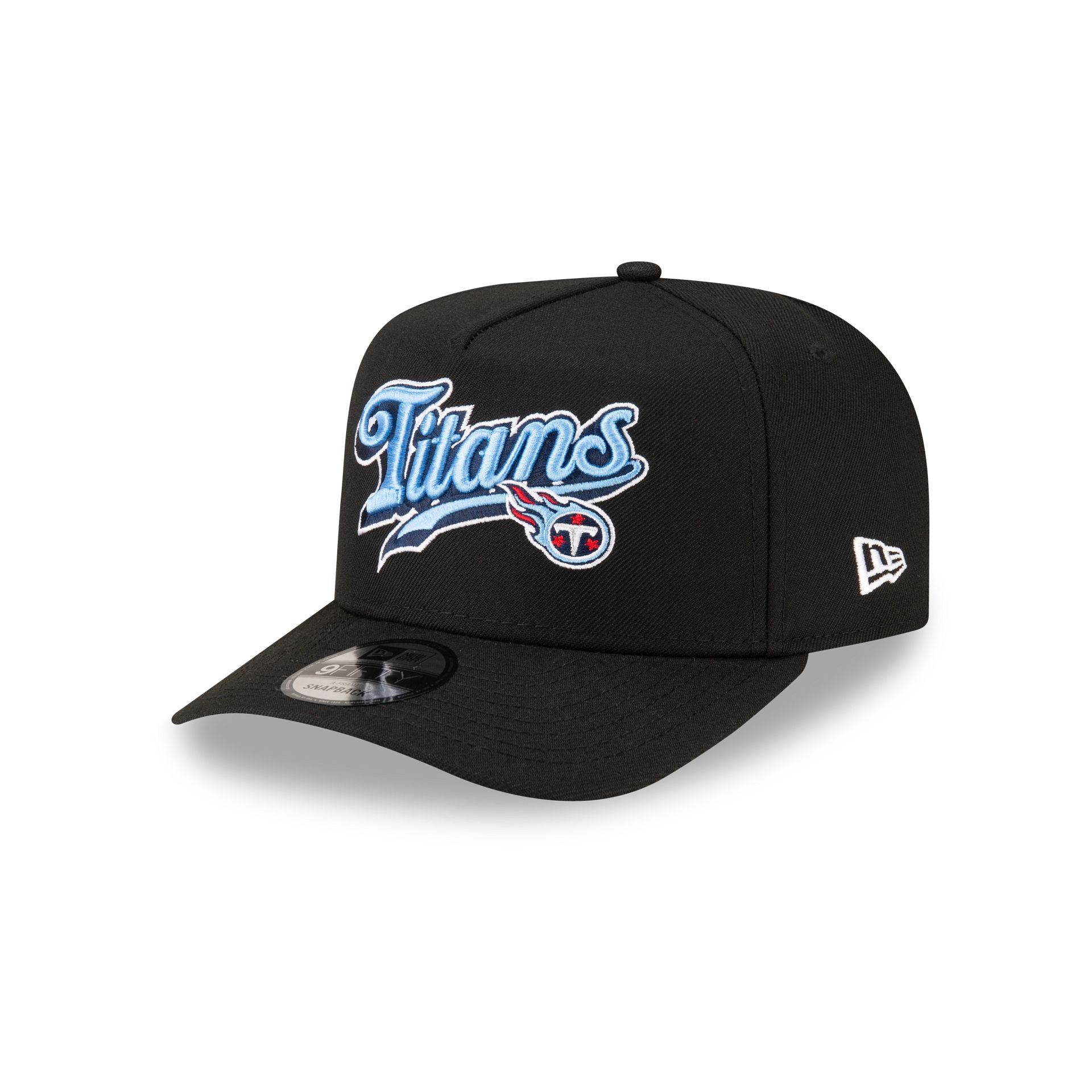 Born X Raised X Tennessee Titans Script Black 9Fifty A-Frame Snapback Hat