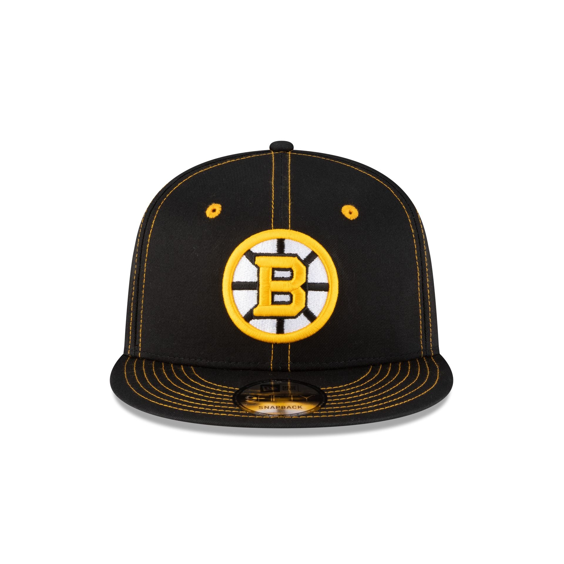 Alternative view of Boston Bruins Gold Stitched 9Fifty Snapback Hat