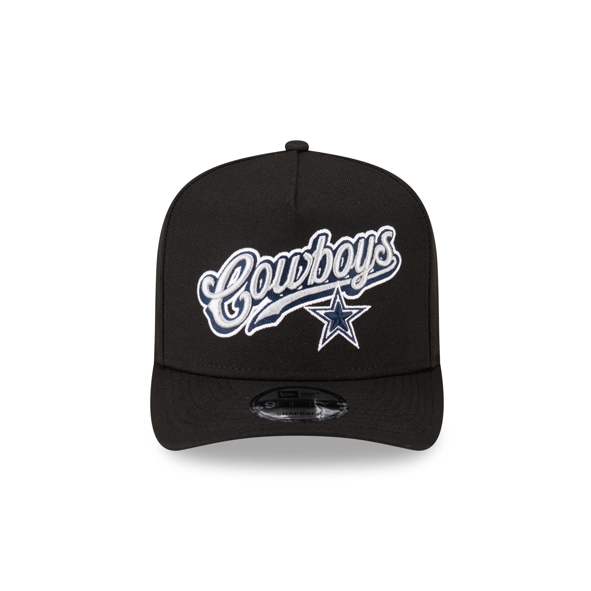 Alternative view of Born X Raised X Dallas Cowboys Script Black 9Fifty A-Frame Snapback Hat