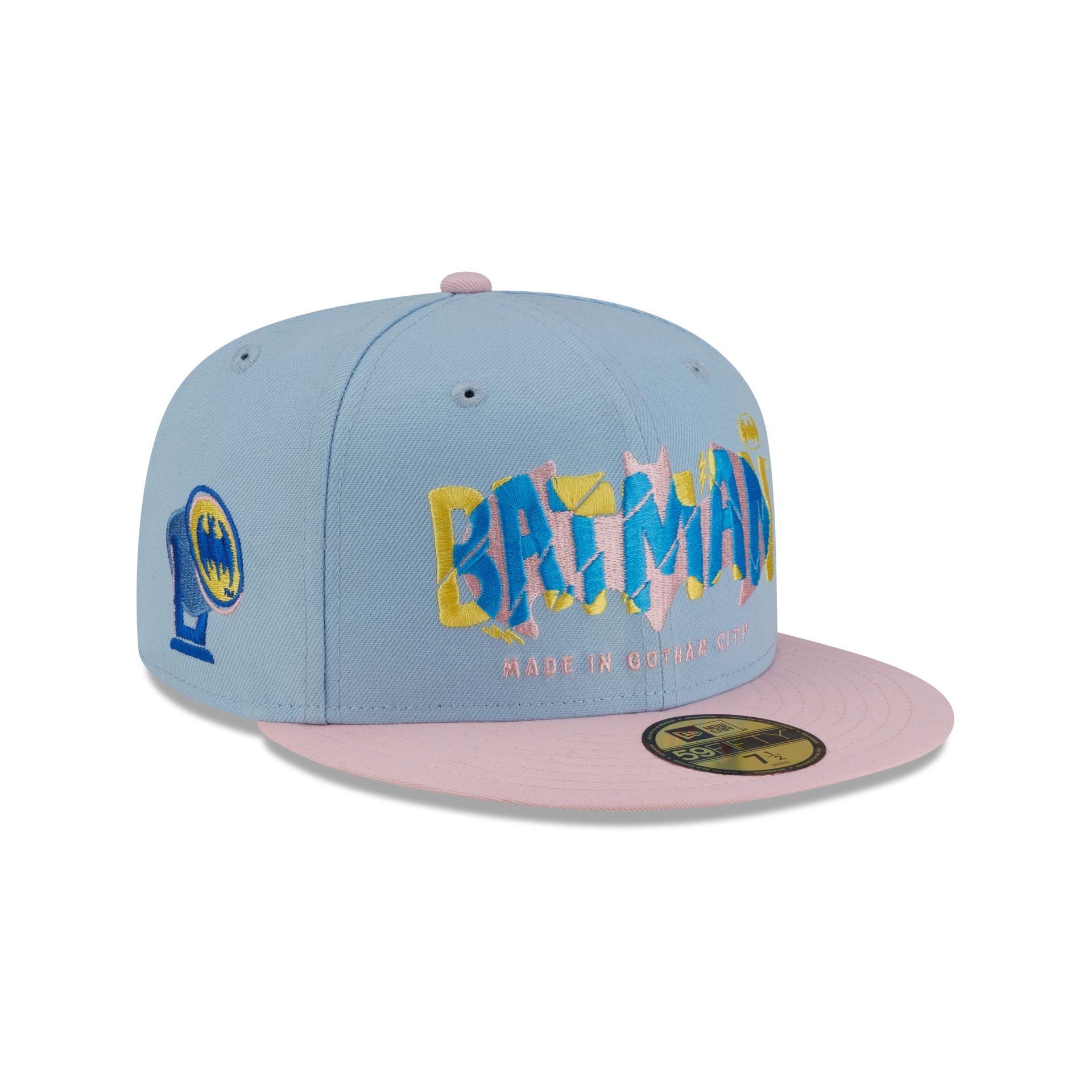 Batman Forever Blue Pink 59Fifty Fitted Hat