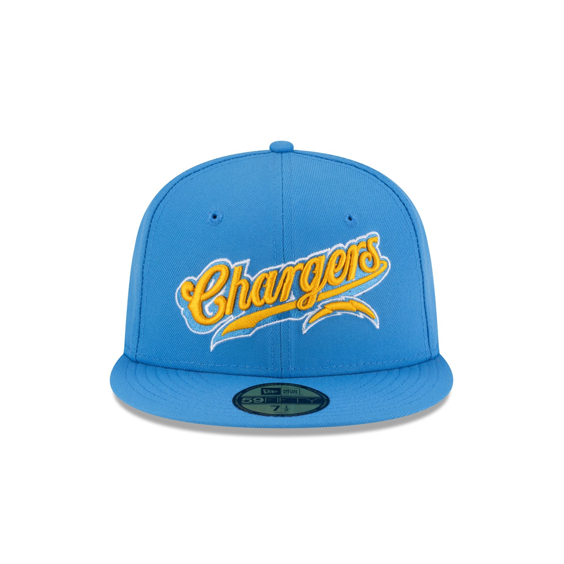 Alternative view of Born X Raised X Los Angeles Chargers Script 59Fifty Fitted Hat
