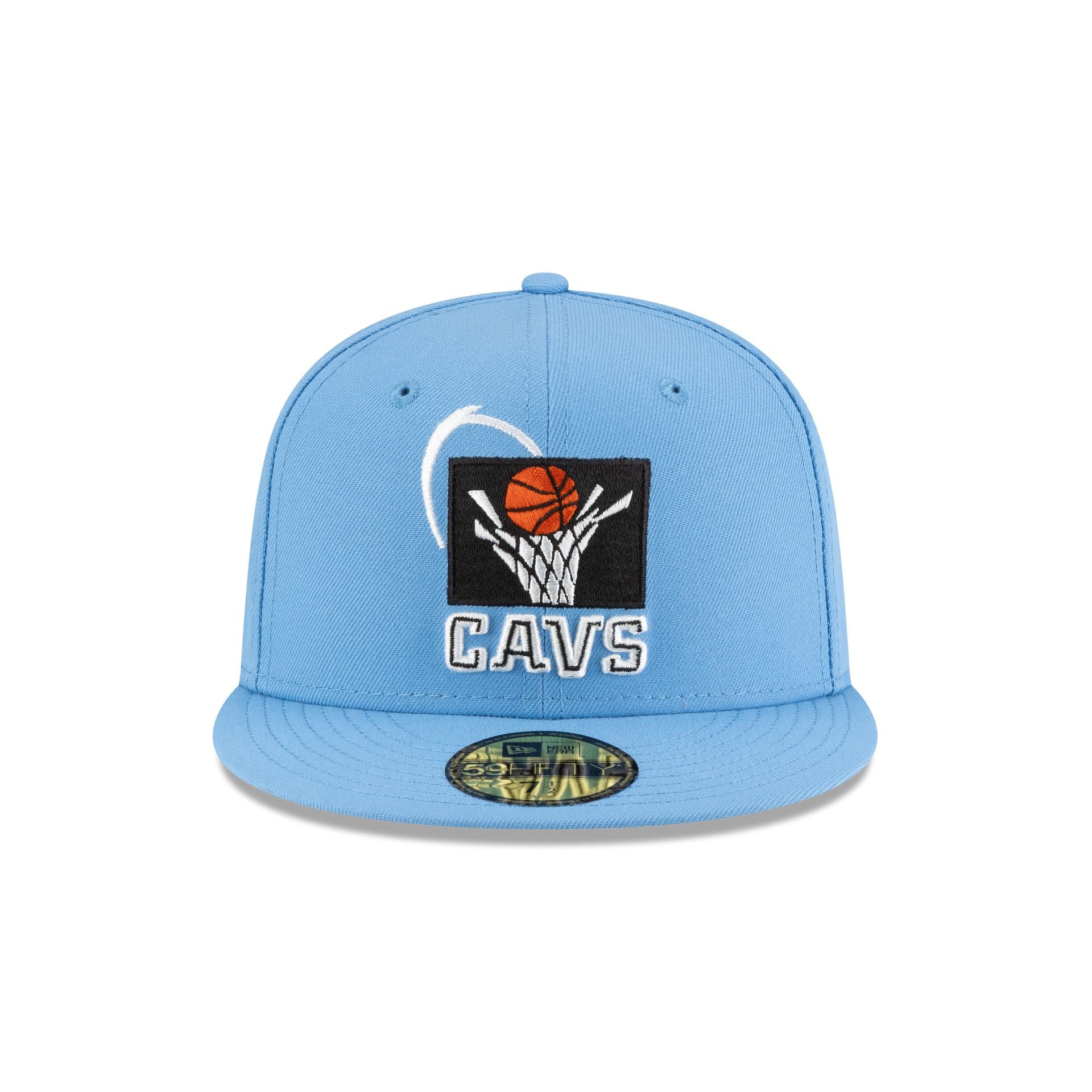 Alternative view of Cleveland Cavaliers 1994-2003 Hardwood Classics Radiant Blue 59Fifty Fitted Hat