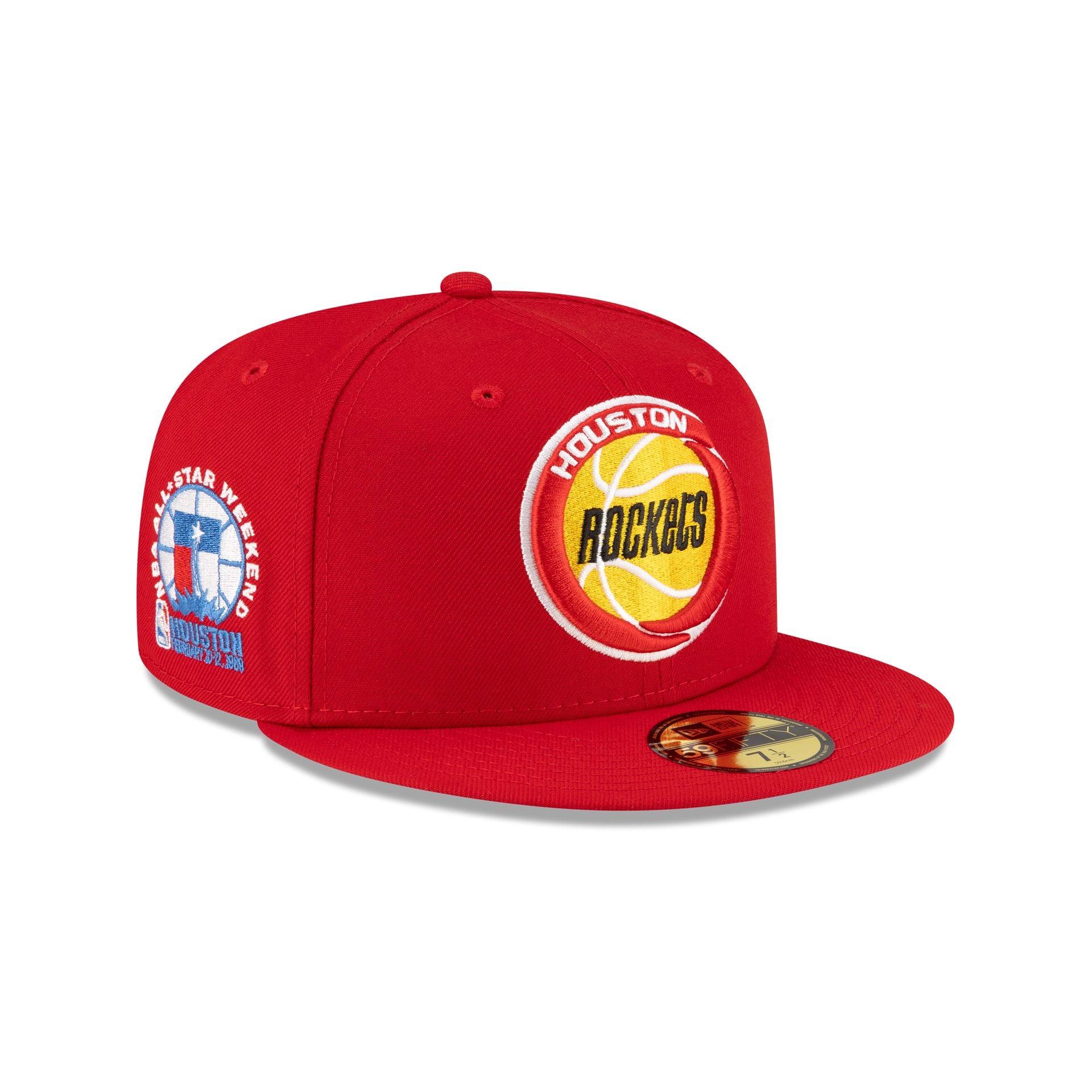 Houston Rockets 1972-1994 Hardwood Classics Scarlet 59Fifty Fitted Hat