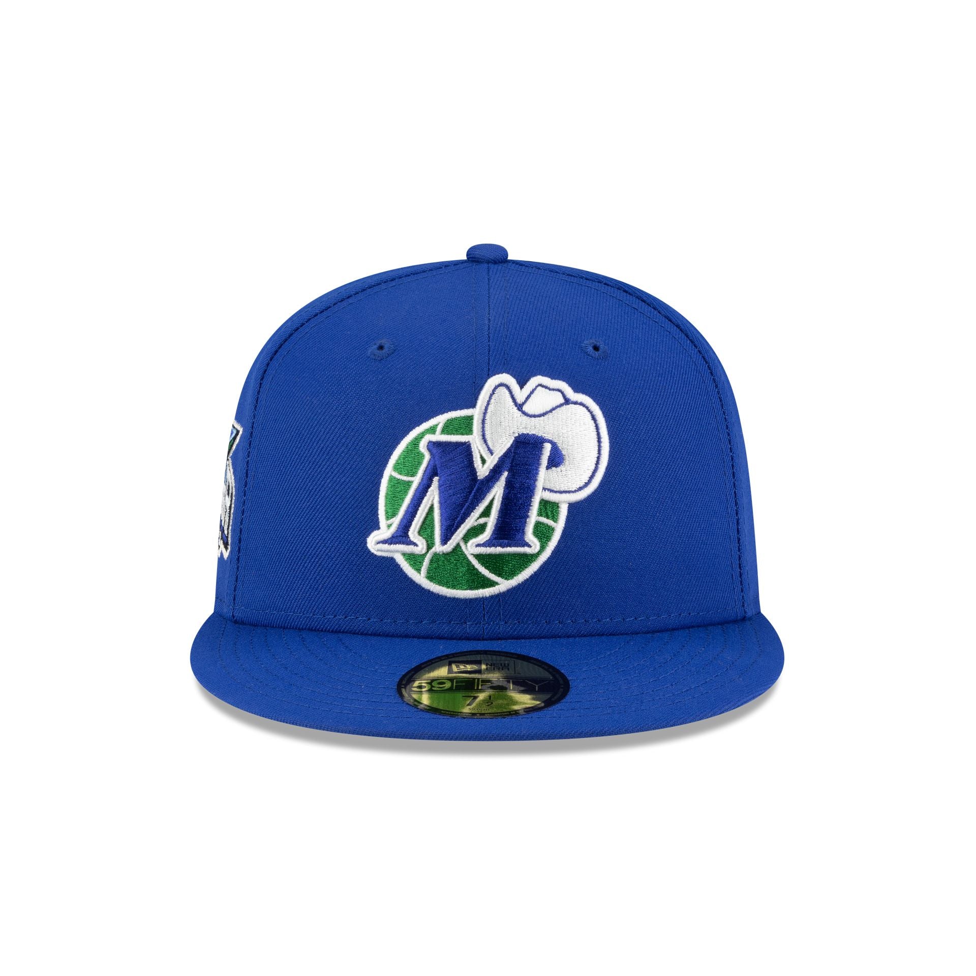 Alternative view of Dallas Mavericks 1980-2000 Hardwood Classics Blue 59Fifty Fitted Hat