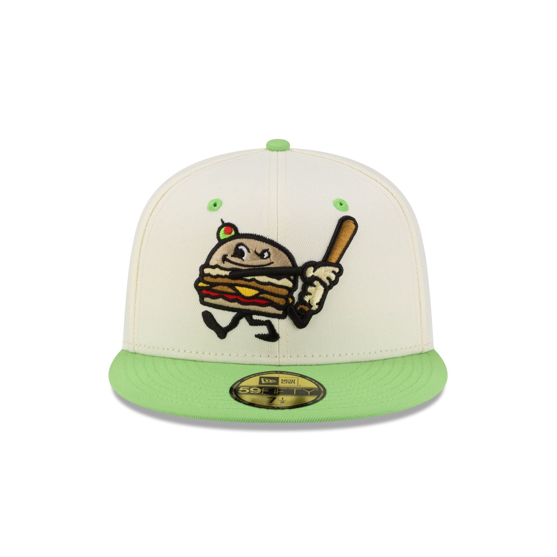 Alternative view of Akron Rubberducks Chrome Food Pack 59Fifty Fitted Hat