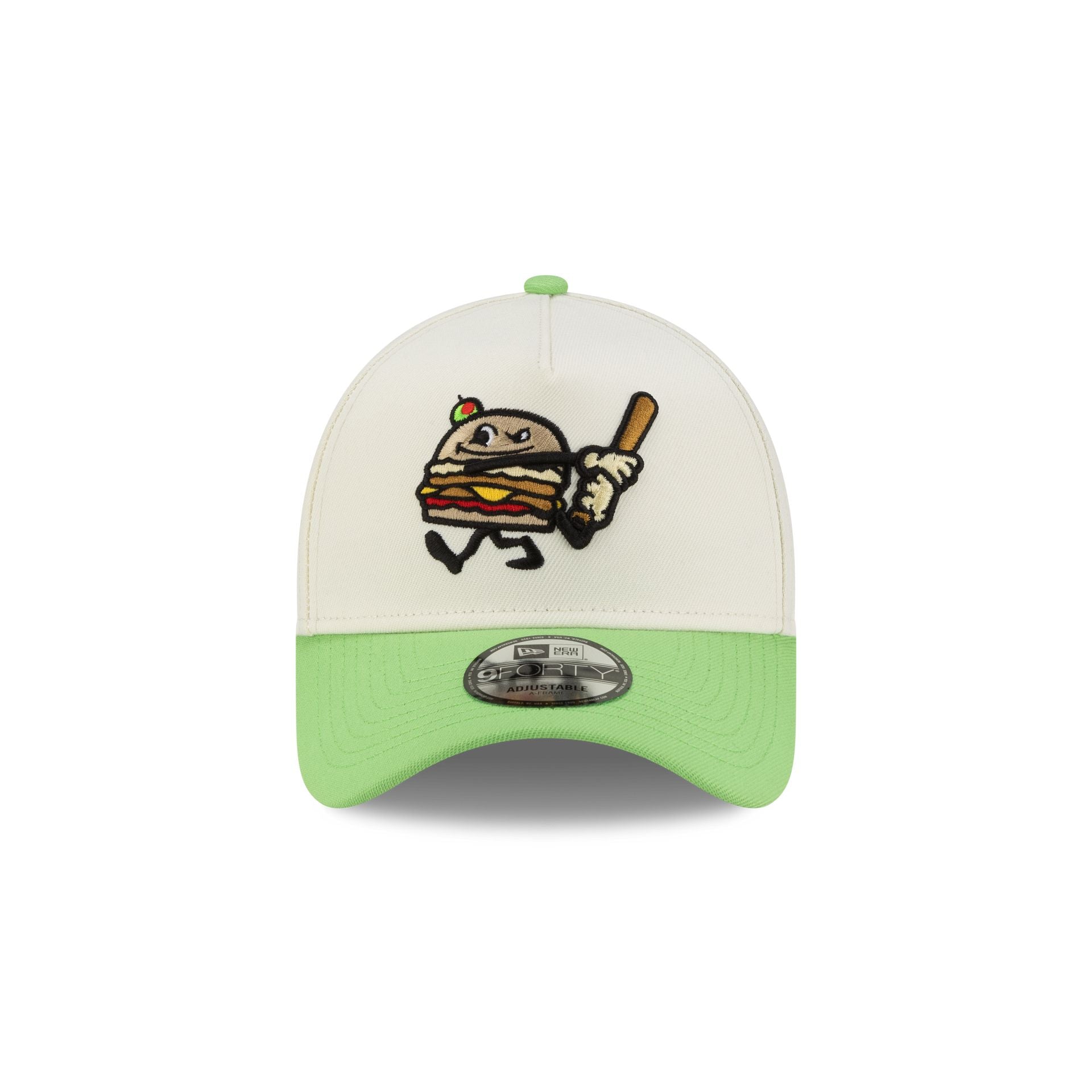 Alternative view of Akron Rubberducks Chrome Food Pack 9Forty A-Frame Snapback Hat