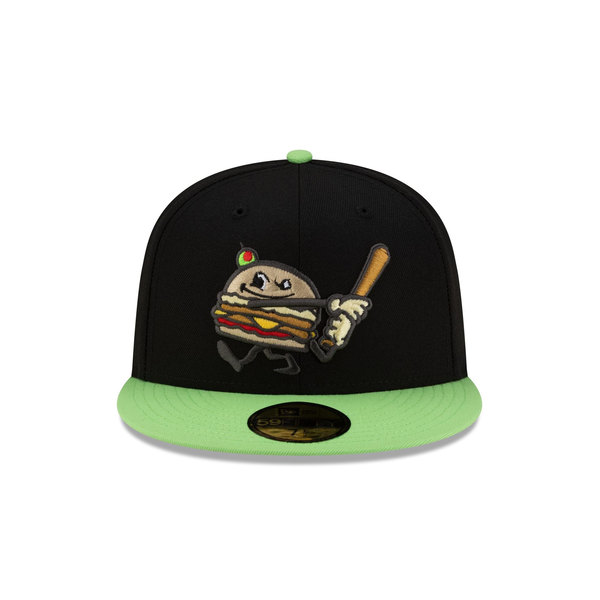 Alternative view of Akron Rubberducks Black Food Pack 59Fifty Fitted Hat