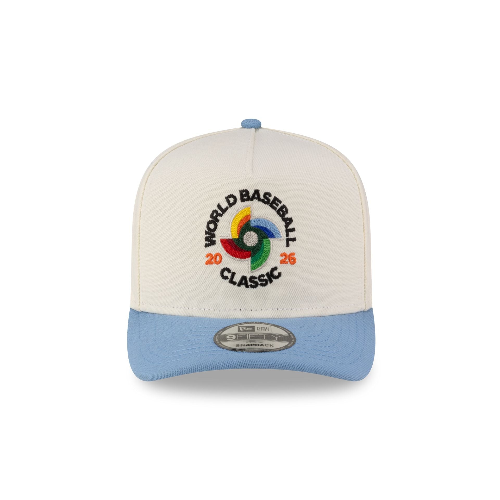 Alternative view of Dominican Republic 2026 World Baseball Classic Chrome White 9Fifty A-Frame Snapback Hat